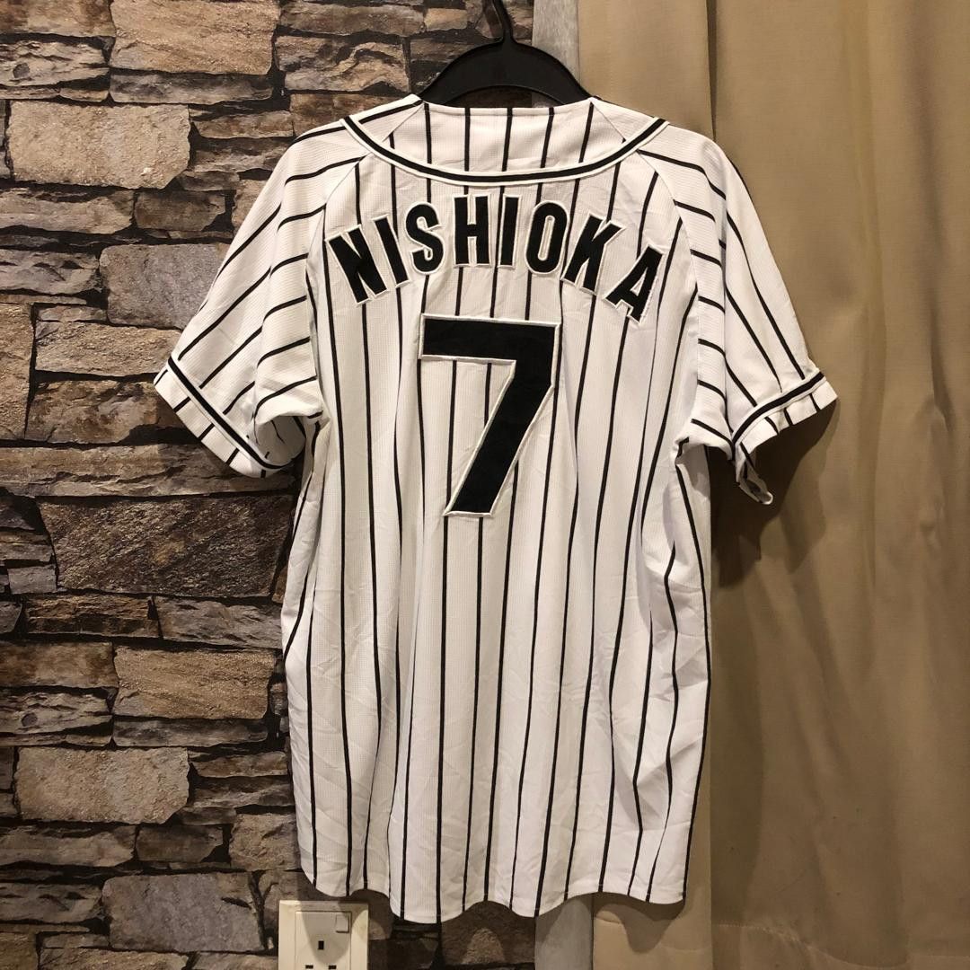 Mizuno Hanshin Tigers Nishikawa 7 Mizuno Baseball Jersey Japan Size US S / EU 44-46 / 1 - 3 Thumbnail