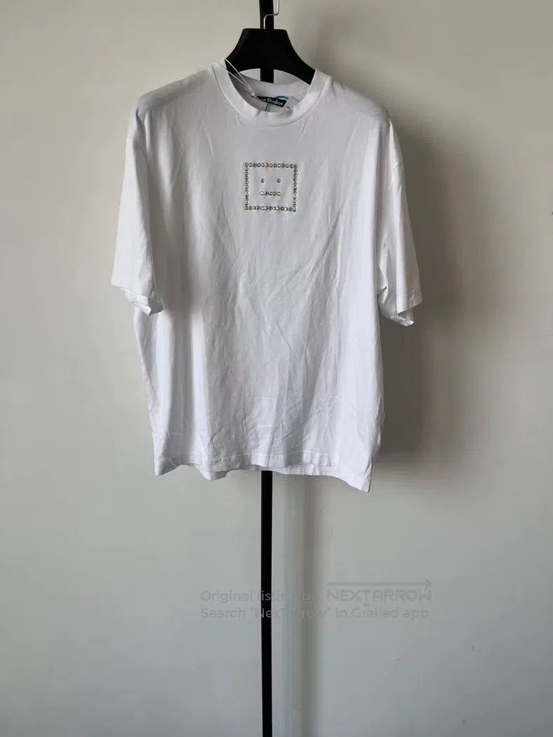 Acne Studios Acne Studios Face Smile Print Solid Color Crewneck Short S Size US XS / EU 42 / 0 - 1 Thumbnail