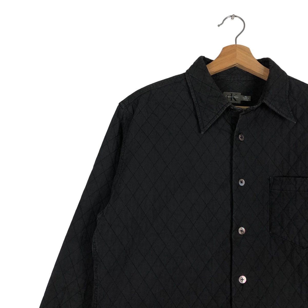Calvin Klein 🔥Vtg Chore Jacket Calvin Klein Quilted Design Issey Miyake Size US XL / EU 56 / 4 - 7 Thumbnail