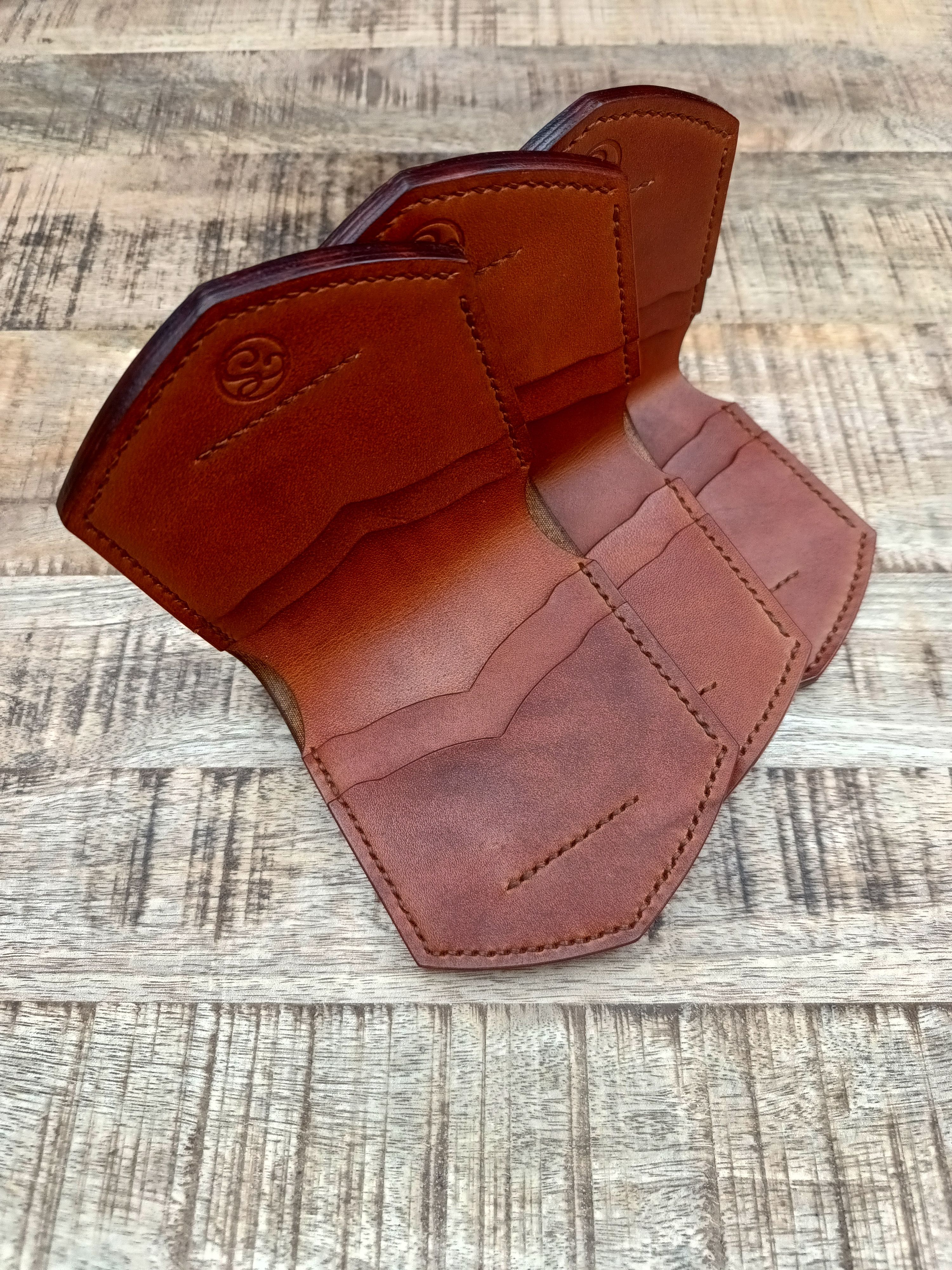 Other Handmade top grain leather wallet cardholder Size ONE SIZE - 8 Thumbnail