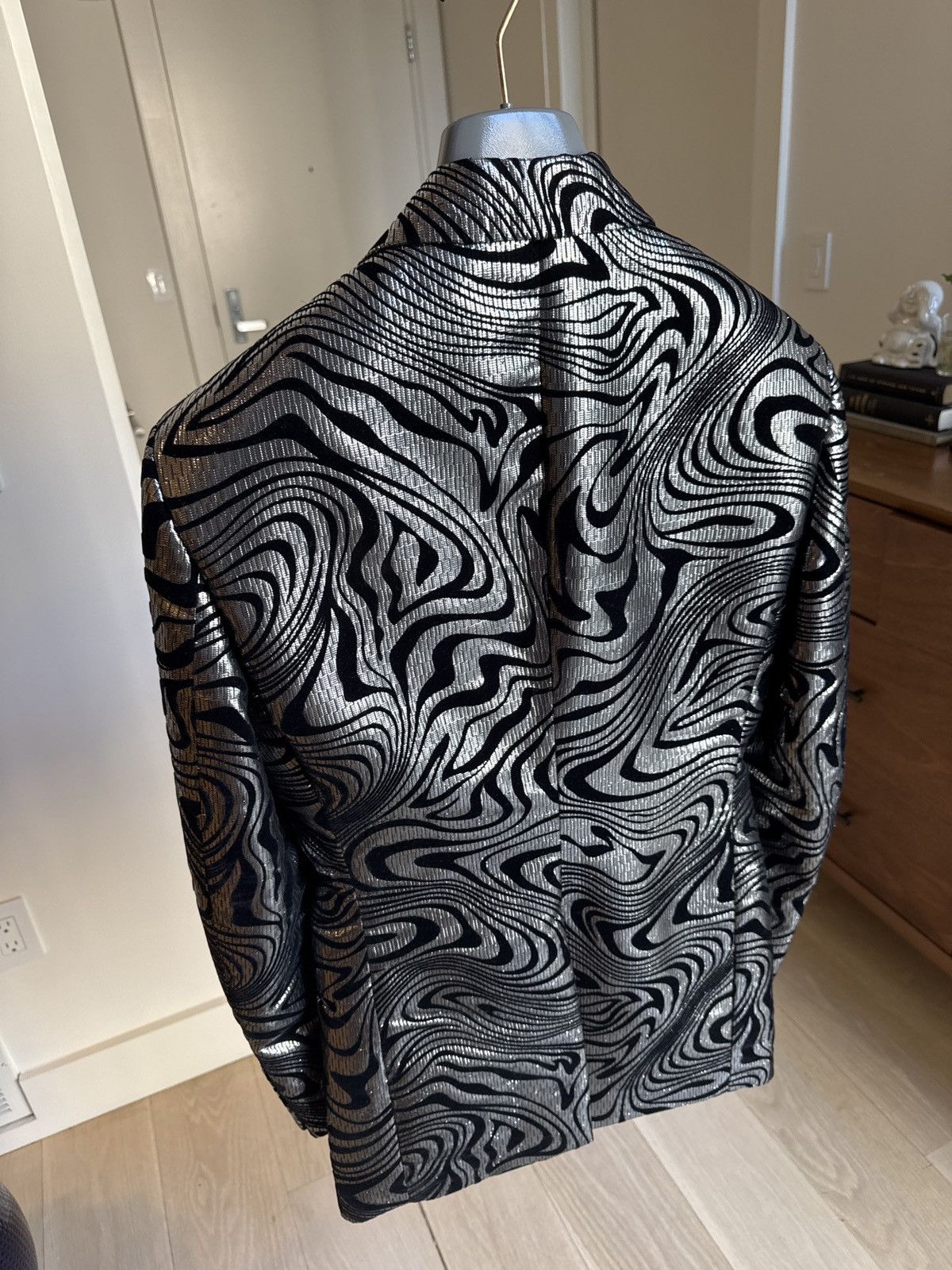 Tom Ford Tom Ford silver lurex blazer Size 46R - 8 Thumbnail