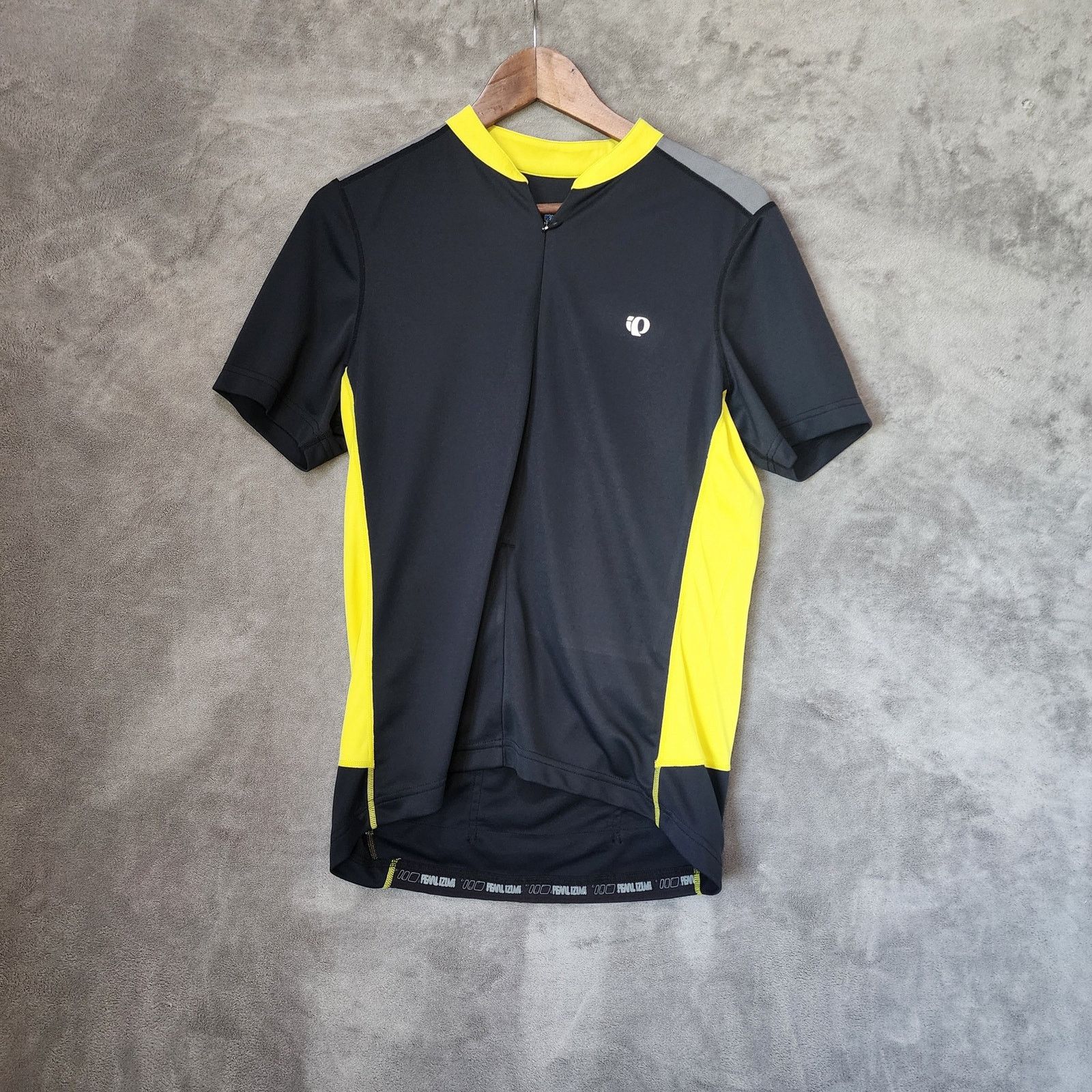 PEARL iZUMi Men's Pearl Izumi Black Yellow Bike Shirt M Zip Size US M / EU 48-50 / 2 - 1 Thumbnail