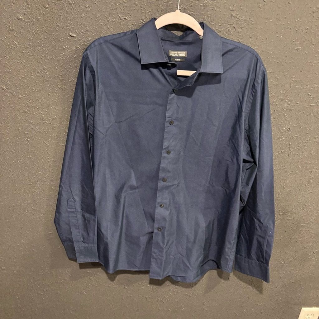 Van Heusen Men's Kenneth Cole Reaction Button-Up Shirt Size US L / EU 52-54 / 3 - 1 Thumbnail