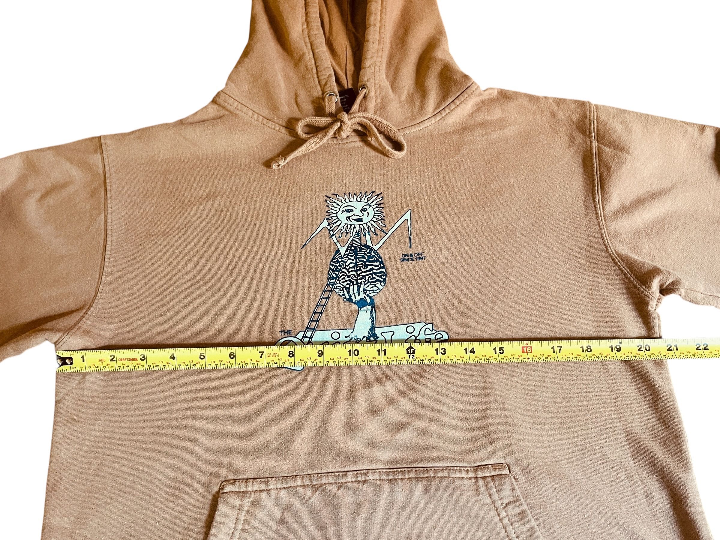 The Quiet Life Quiet Life Skeleton Surfer Hoodie Medium Tan Streetwear Size US M / EU 48-50 / 2 - 3 Thumbnail