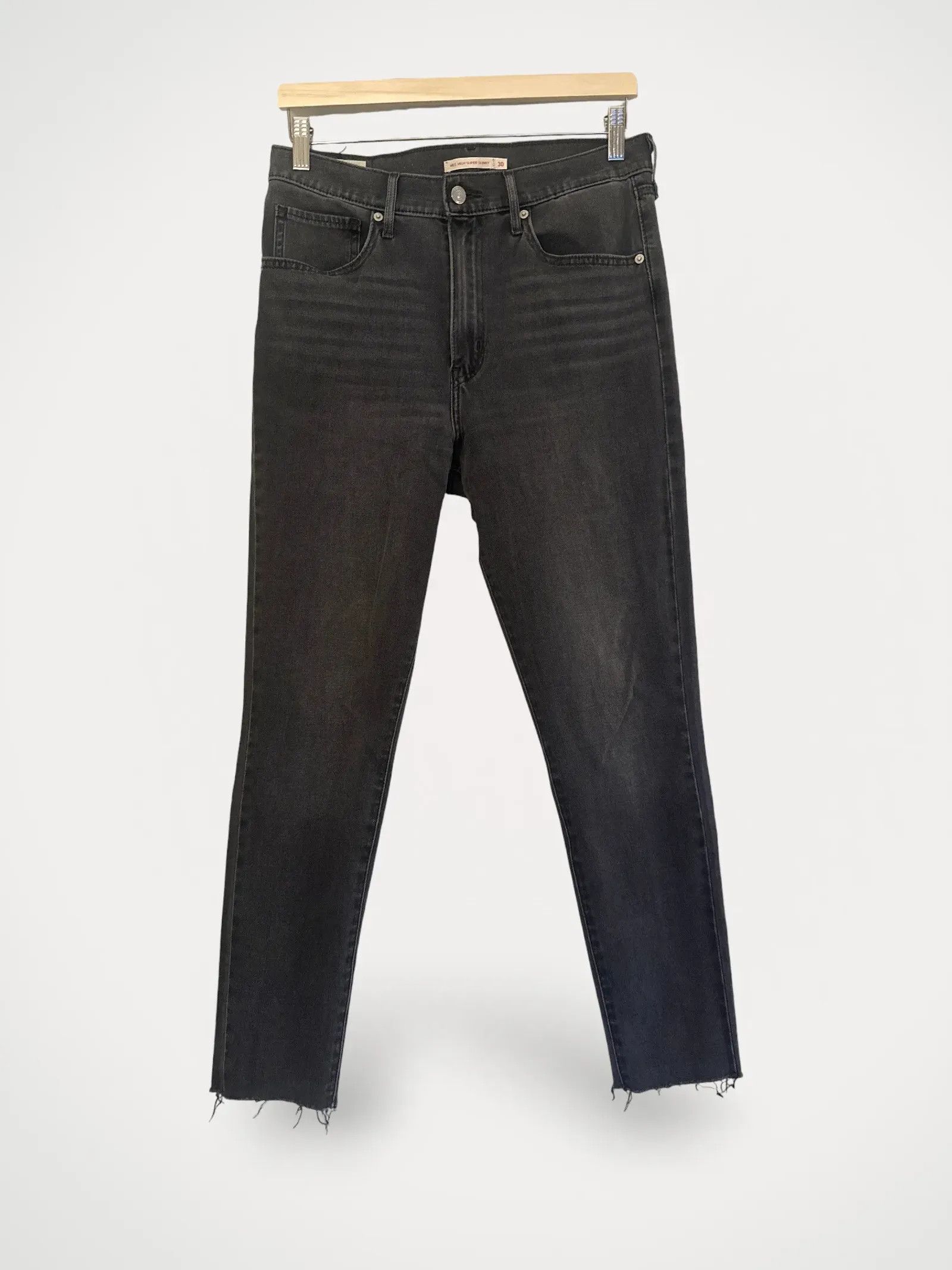 Levi's Levi's Mile High Super Skinny Jeans Size 30" / US 8 / IT 44 - 1 Thumbnail