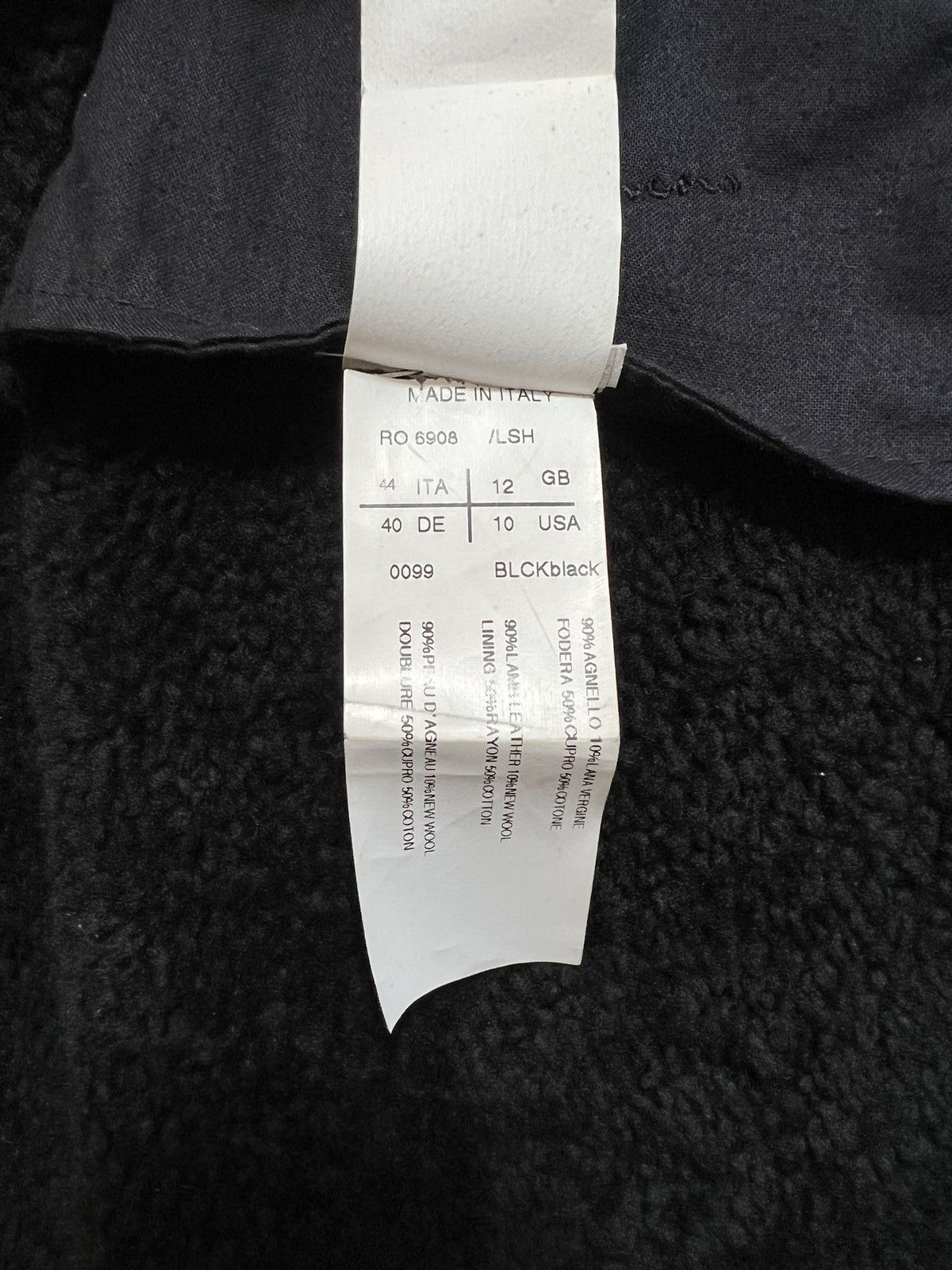 Rick Owens Rick Owens FW08 Shearling Leather Jacket Size M / US 6-8 / IT 42-44 - 12 Thumbnail