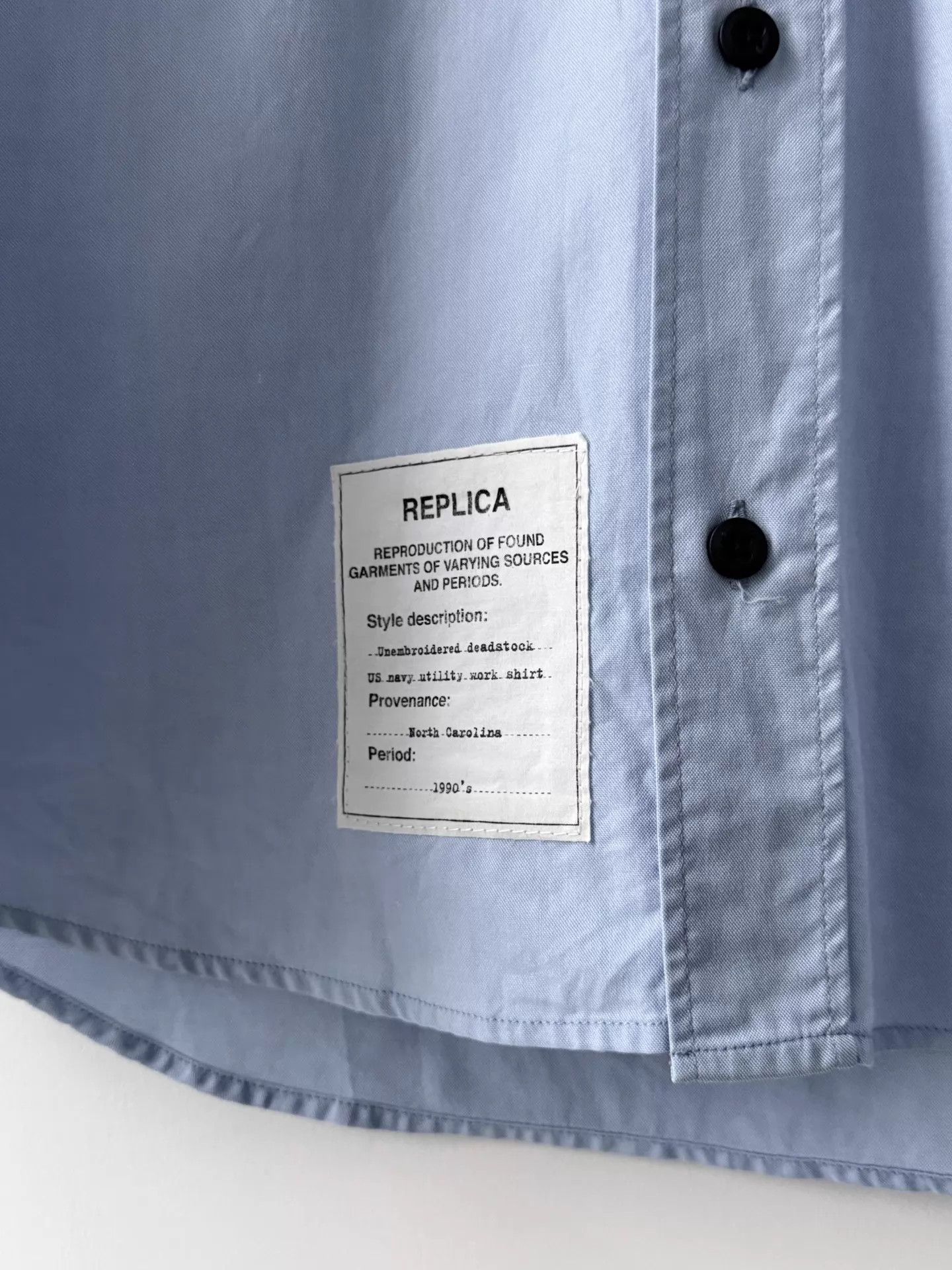 Maison Margiela Maison Margiela S/S17 Pocket Label Shirt 39EU Size US M / EU 48-50 / 2 - 4 Thumbnail