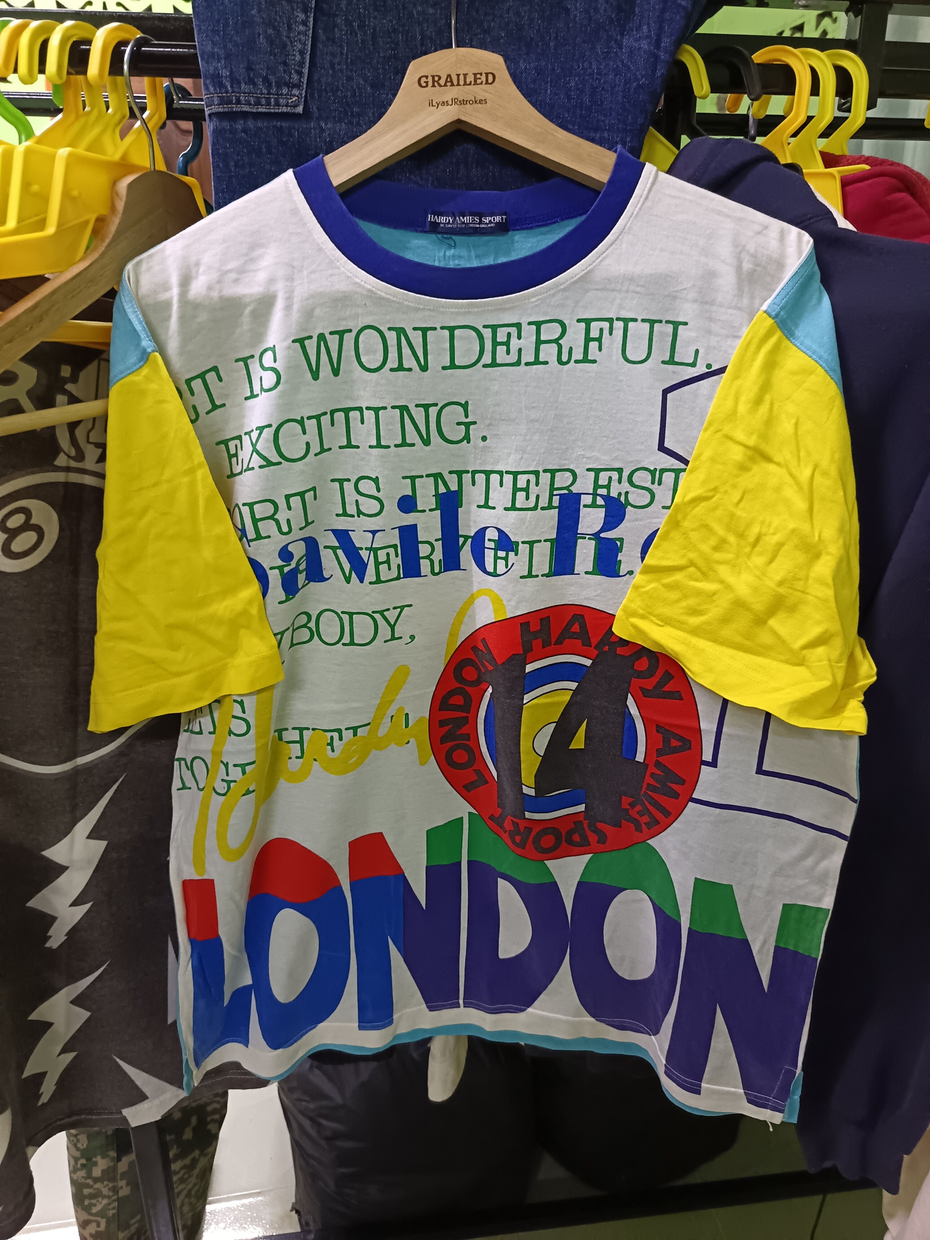 Hardy Amies Vintage 14 Savile Row London-England Hardy Amies Sport Tee Size US M / EU 48-50 / 2 - 3 Thumbnail