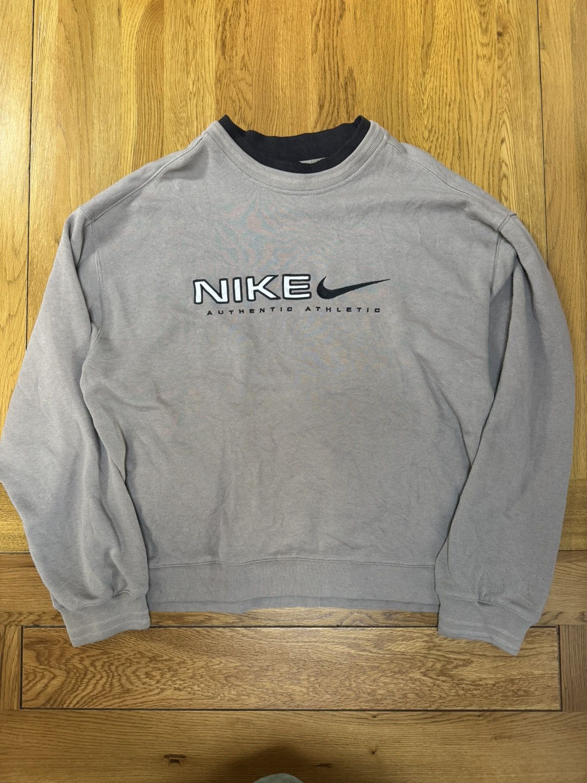 Nike Vintage Nike “Authentic Athletic” Sweatshirt - Size M Size US M / EU 48-50 / 2 - 1 Thumbnail
