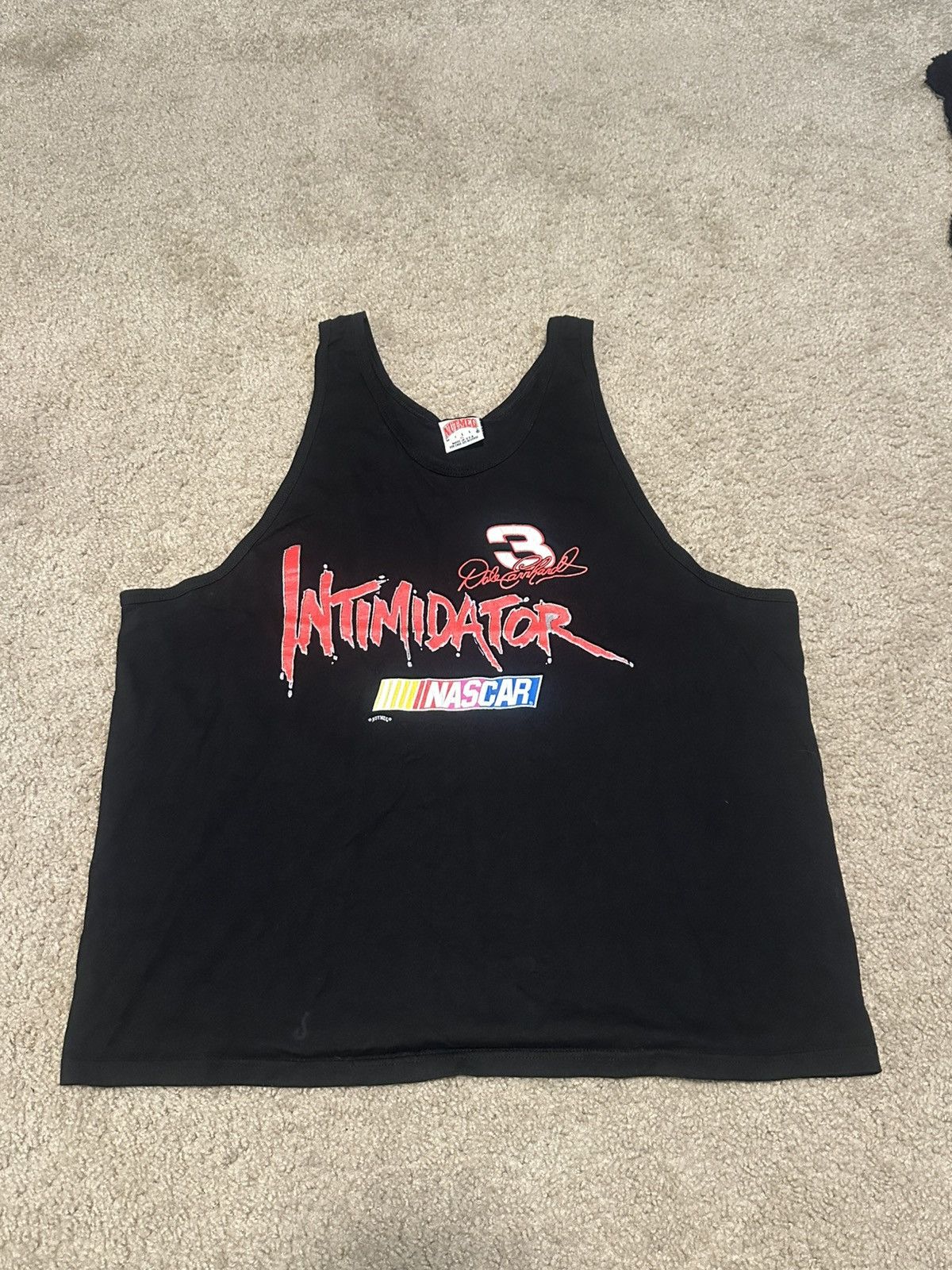 Nutmeg V Nutmeg NASCAR Tank Top XL “Intimidator” Dale Earnhardt #3 Size US XL / EU 56 / 4 - 1 Thumbnail