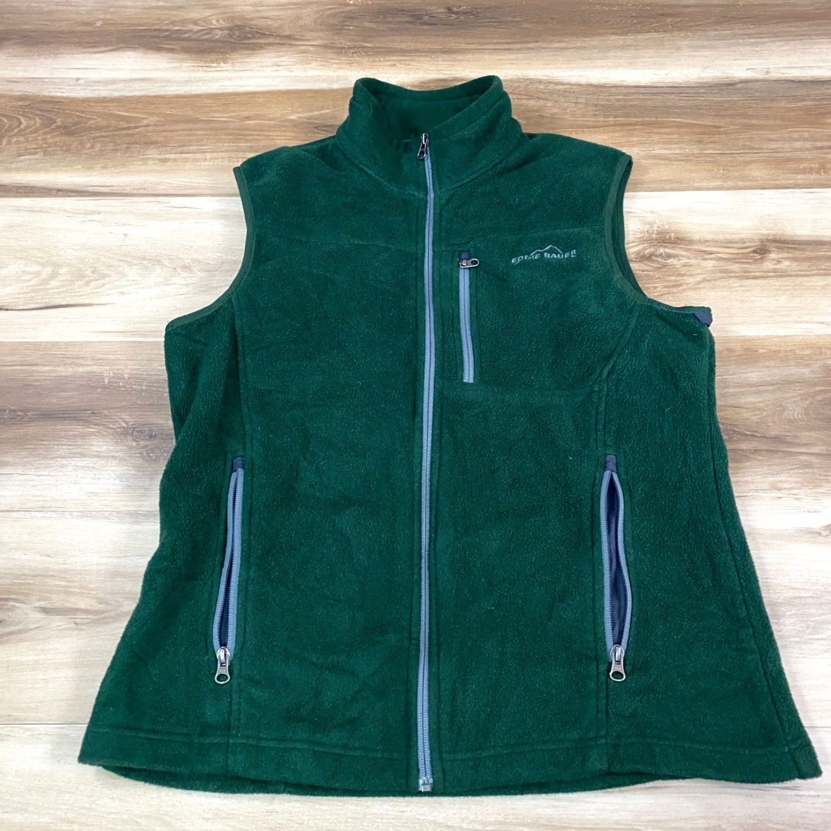 Eddie Bauer Eddie Bauer Vest Mens M Fleece Full Zip Pockets Green Outdoor Casual Heritage Quilted Mid-Length Size US M / EU 48-50 / 2 - 3 Thumbnail