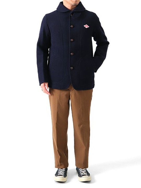 Danton Danton Vetements de Travail Peacoat Wool Jacket Size US M / EU 48-50 / 2 - 7 Thumbnail