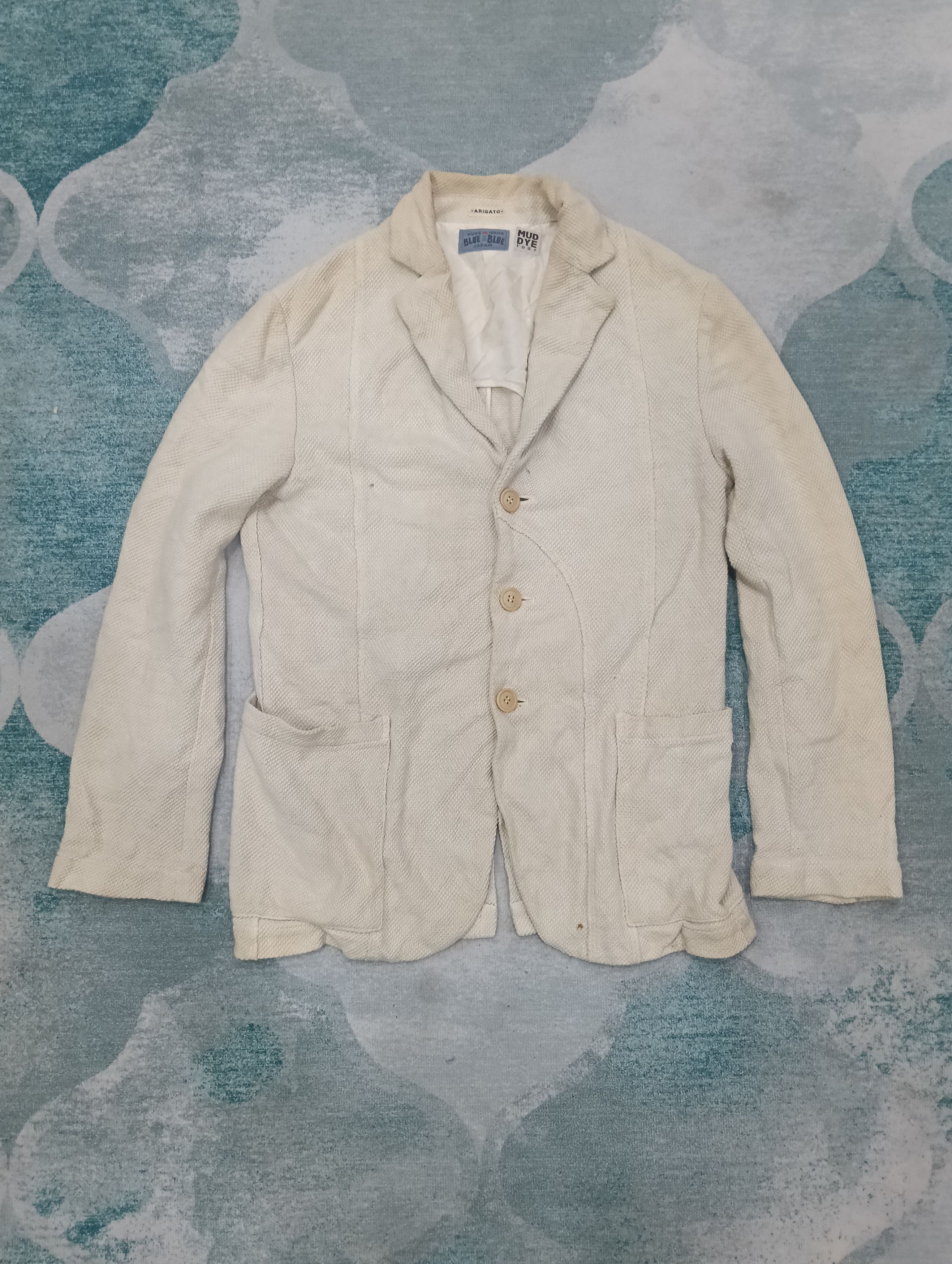Blue Blue Japan × Japanese Brand Blue Blue Pure Indigo Mud Dye Japan Like Blazer Size US M / EU 48-50 / 2 - 1 Thumbnail