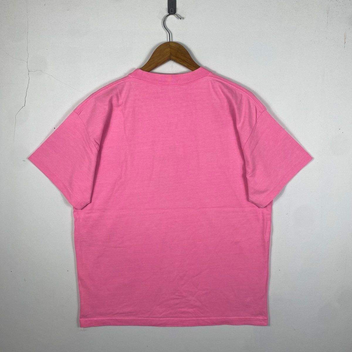 Balenciaga BALENCIAGA Pink Sponsor Logo Oversized Tee Shirt Large Size Size US L / EU 52-54 / 3 - 4 Thumbnail
