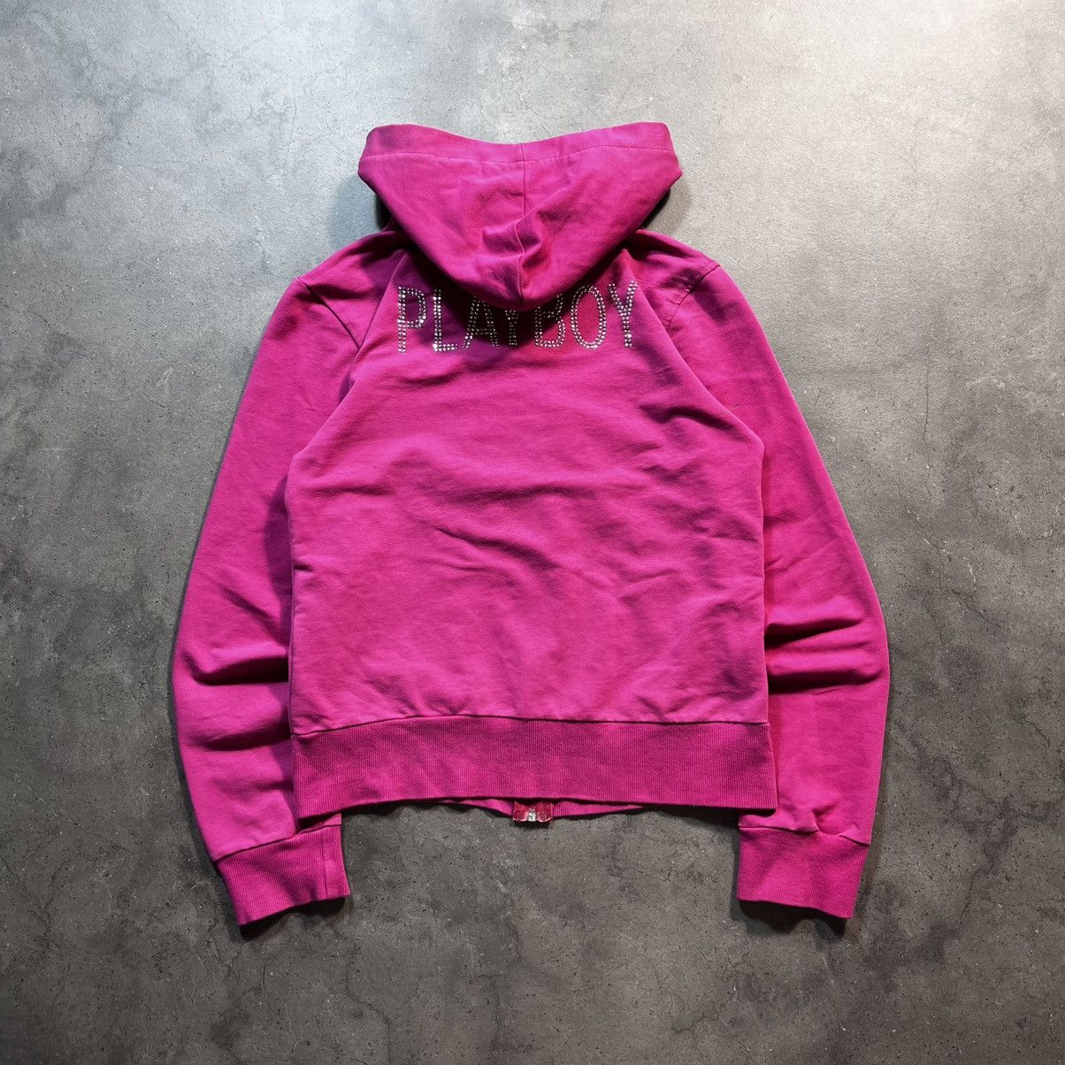 Playboy Vintage Y2K 2000s Playboy Bunny Big Logo Zip Hoodie Womens Size US S / EU 44-46 / 1 - 9 Thumbnail