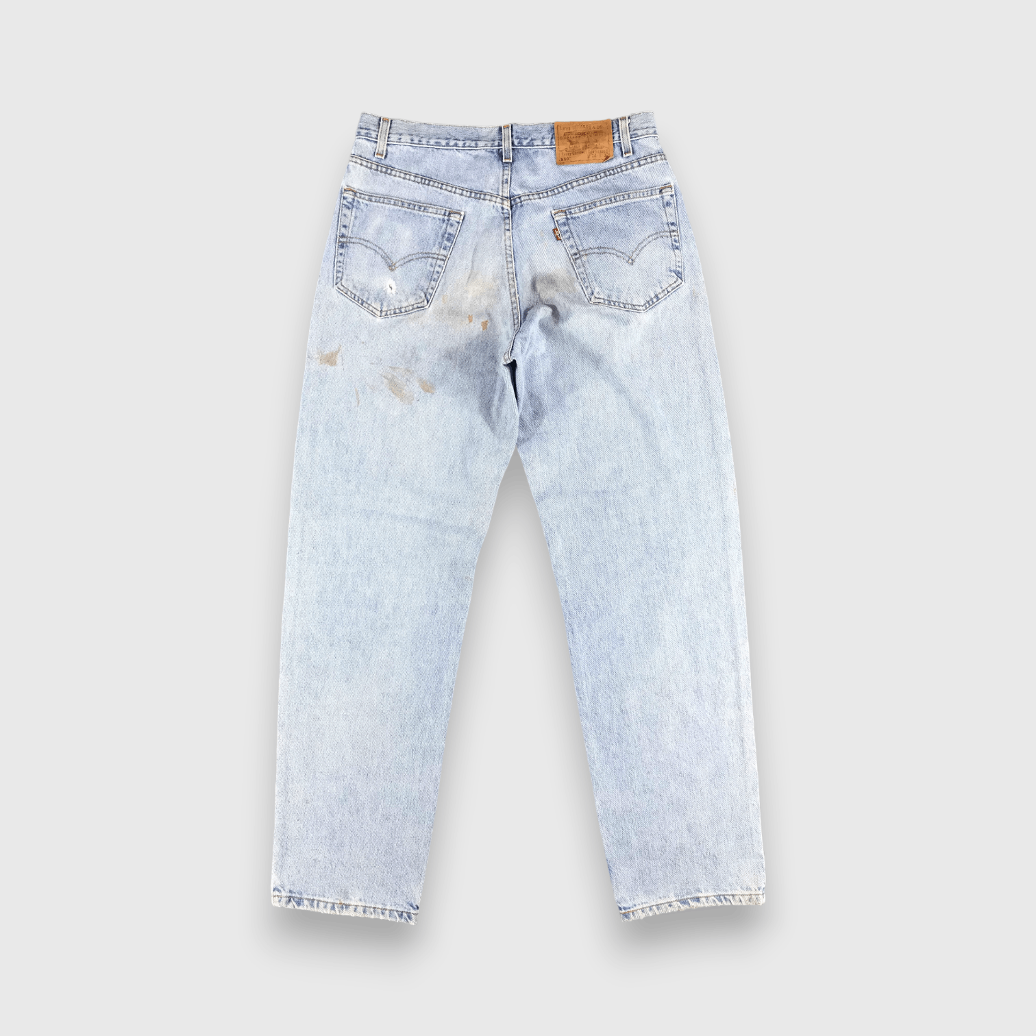 Levi's Vintage 90s Light Wash Levis 550 Jeans-J1993 Size US 34 / EU 50 - 2 Thumbnail