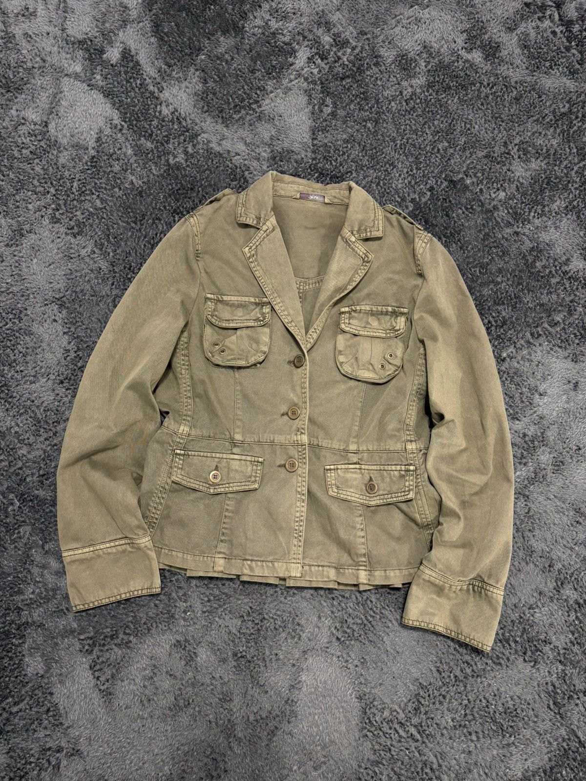 Hysteric Glamour × Undercover 00s Napoleon Military Jacket Coat YSL PPFM Balmain Vibe Size L / US 10 / IT 46 - 1 Thumbnail