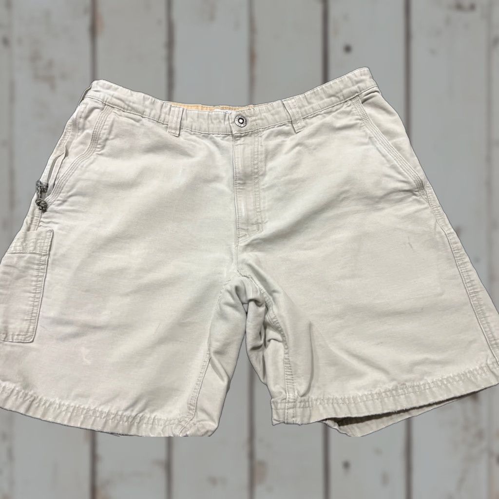 Vintage Columbia Shorts Mens 38W Khaki 9” Inseam Hiking Utility Pockets Casual Outdoor Size US 38 / EU 54 - 1 Thumbnail