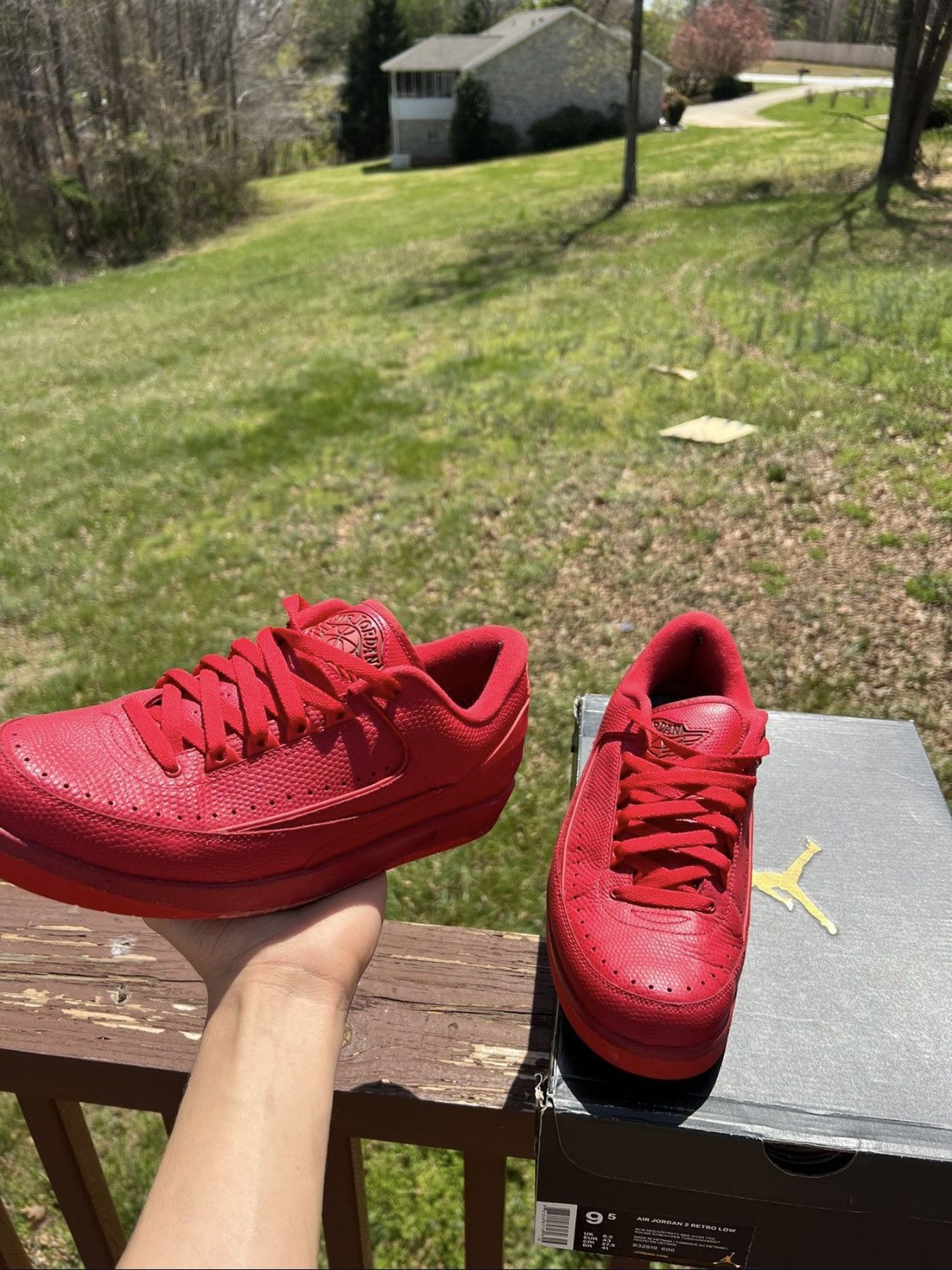Jordan Brand Air Jordan 2 “Gym Red” Size US 9.5 / EU 42-43 - 2 Thumbnail