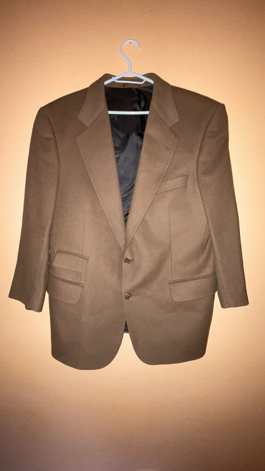 Burberry Vintage Burberrys Cashmere & Wool Blazer - Modena-S Model Size US M / EU 48-50 / 2 - 1 Thumbnail