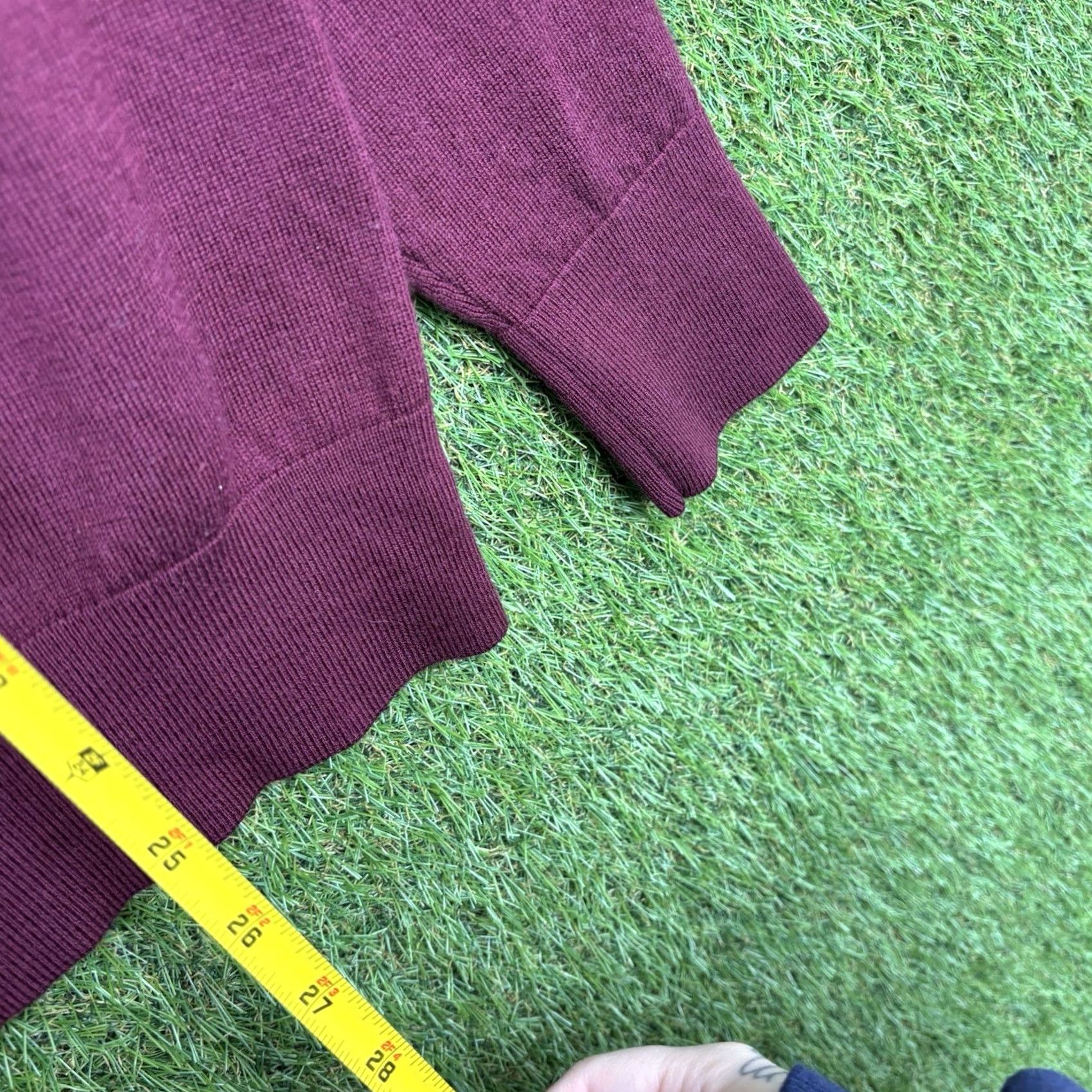 Bonobos Bonobos Merino Wool Sweater Mens Large Slim V-Neck Maroon Preppy Casual Dress Pullover Knit Shirt Parka? Size US L / EU 52-54 / 3 - 5 Thumbnail
