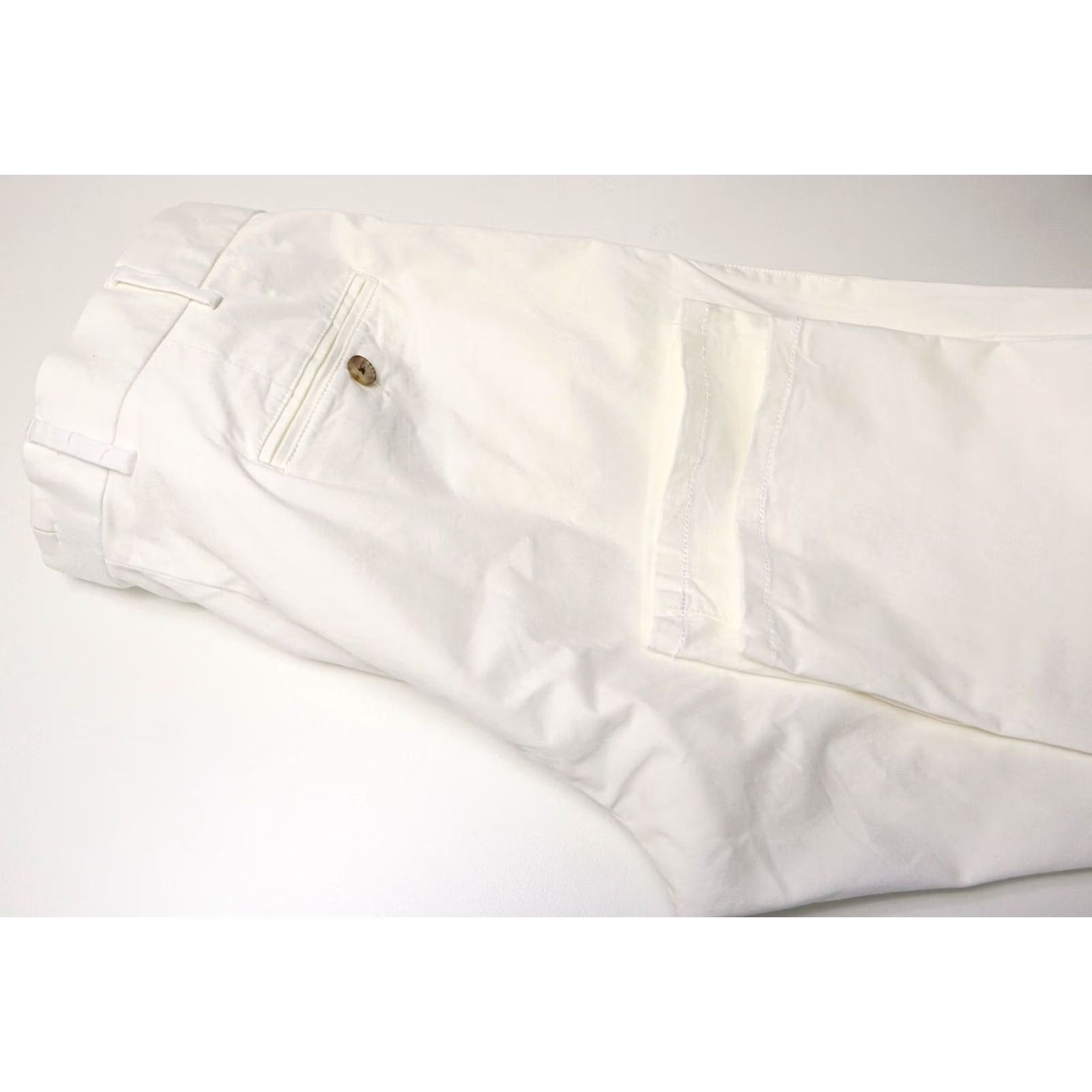 Suitsupply Suitsupply Porto Trousers Men's UK 34 Chino Pockets Zip Fly White Size US 34 / EU 50 - 5 Thumbnail