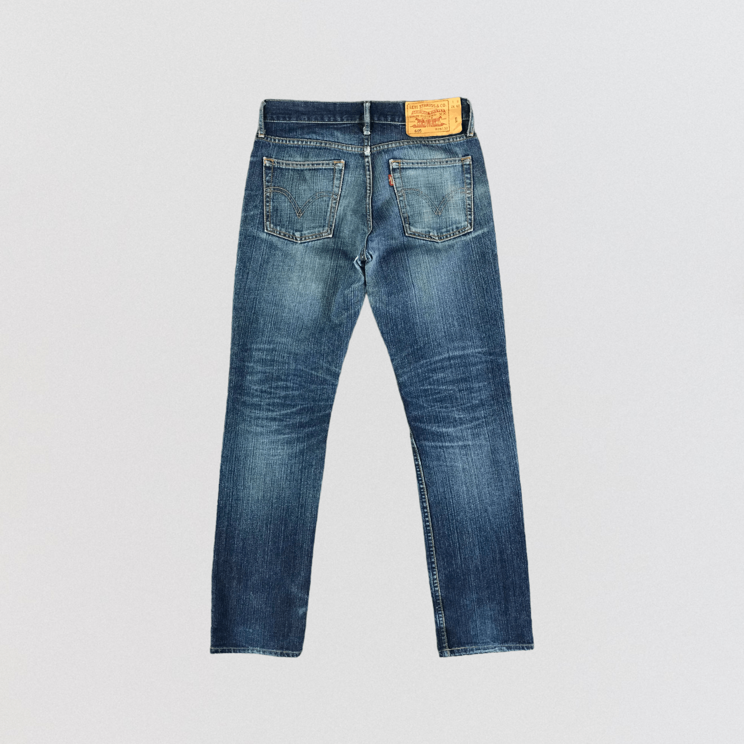 Levi's × Vintage Vintage 90s Blue Wash Levis 605 Jeans-JM3280 Size US 31 - 2 Thumbnail