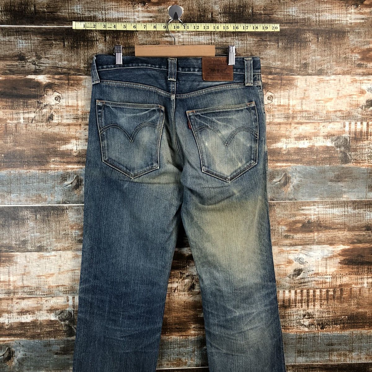 Levi's Levis 702 Blue Denim ripped distressed Pants #A2610 Size US 32 / EU 48 - 16 Thumbnail