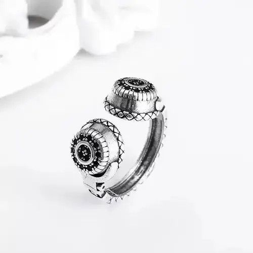 Jewelry × Vintage Vintage Headphones Ring Skater Rap Retro Graffiti Hip Hop Size ONE SIZE - 2 Thumbnail