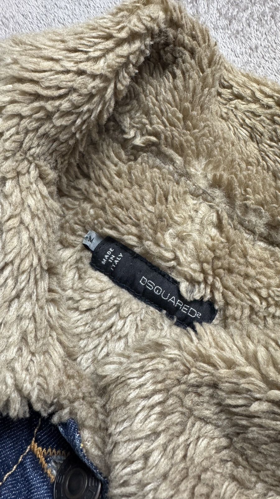 Hysteric Glamour Vintage Y2K Dsquared2 Fur Denim Jacket gucci dolce gabbana Size M / US 6-8 / IT 42-44 - 5 Thumbnail