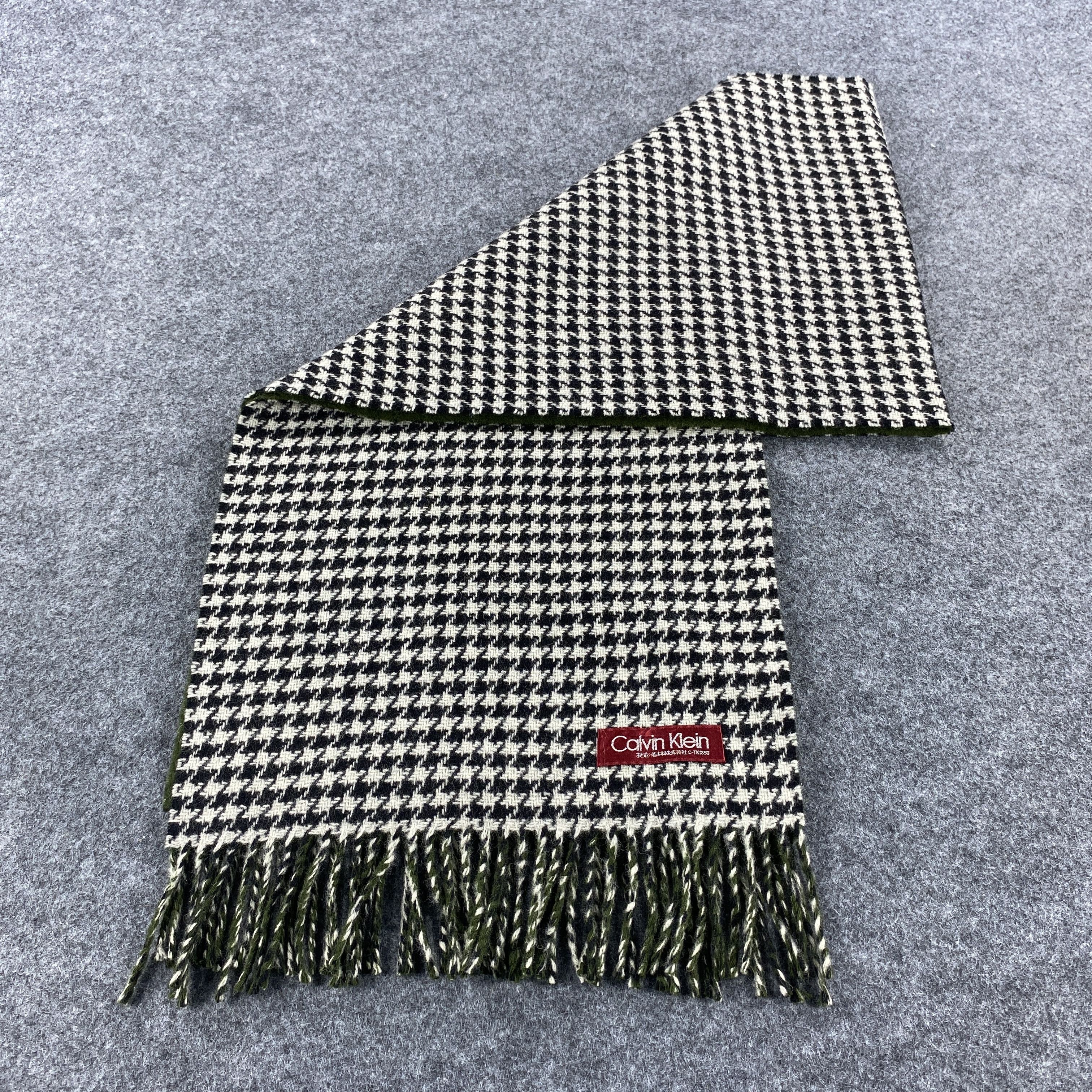 Calvin Klein × Vintage Calvin Klein Scarf # Muffler # Neckwear # D548 Size ONE SIZE - 6 Thumbnail