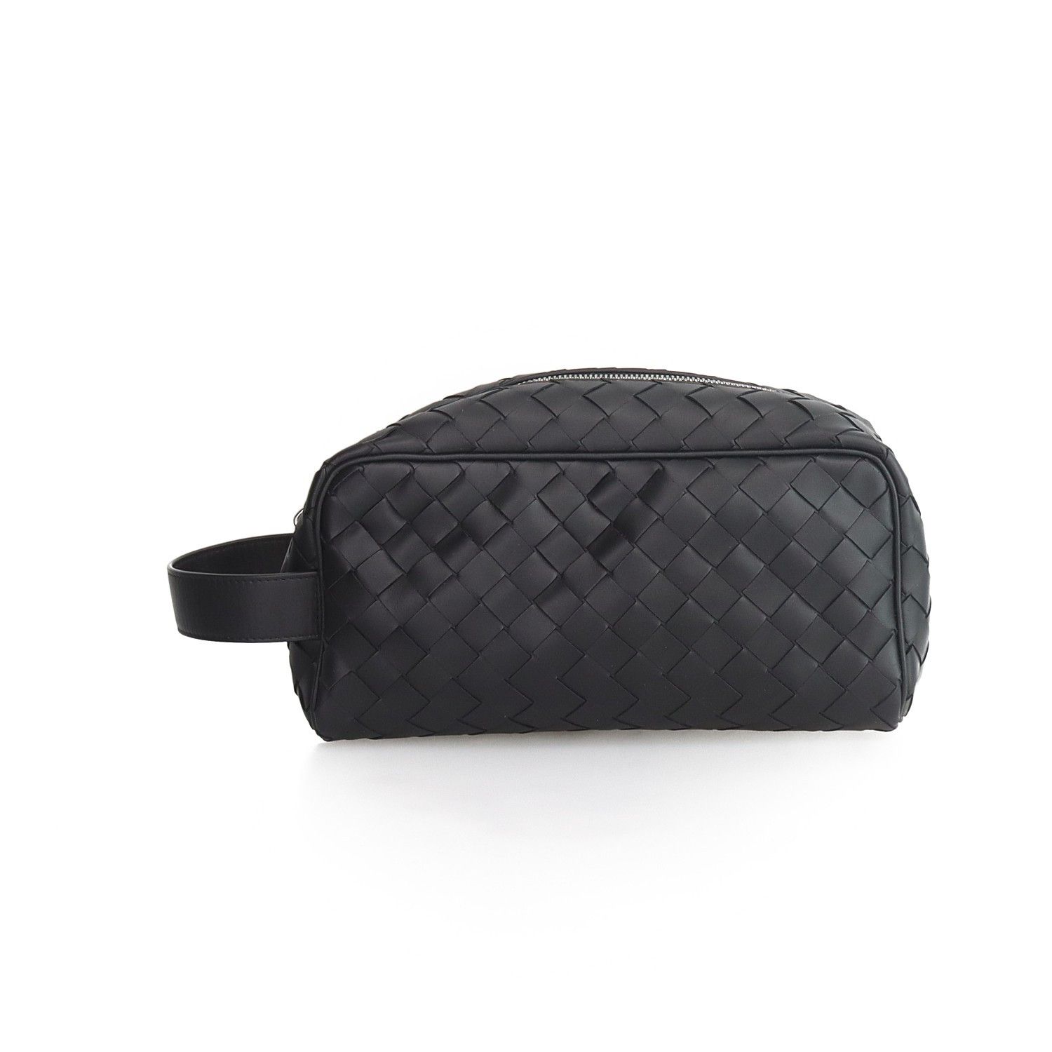 Bottega Veneta Intrecciato Leather Wash Bag ONE SIZE