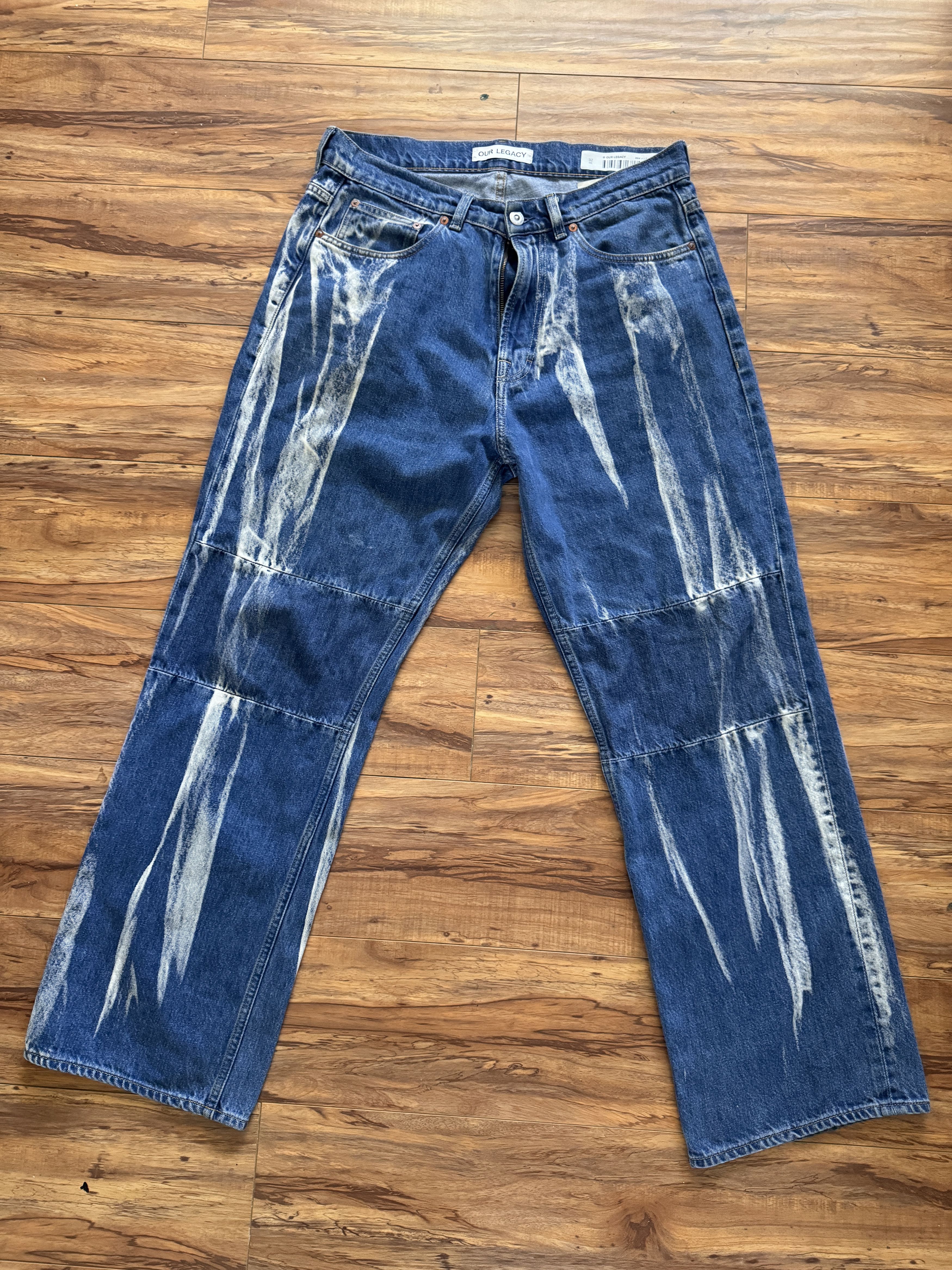 Our Legacy Our Legacy Third Cut Bleached Lurex Woof | Grailed