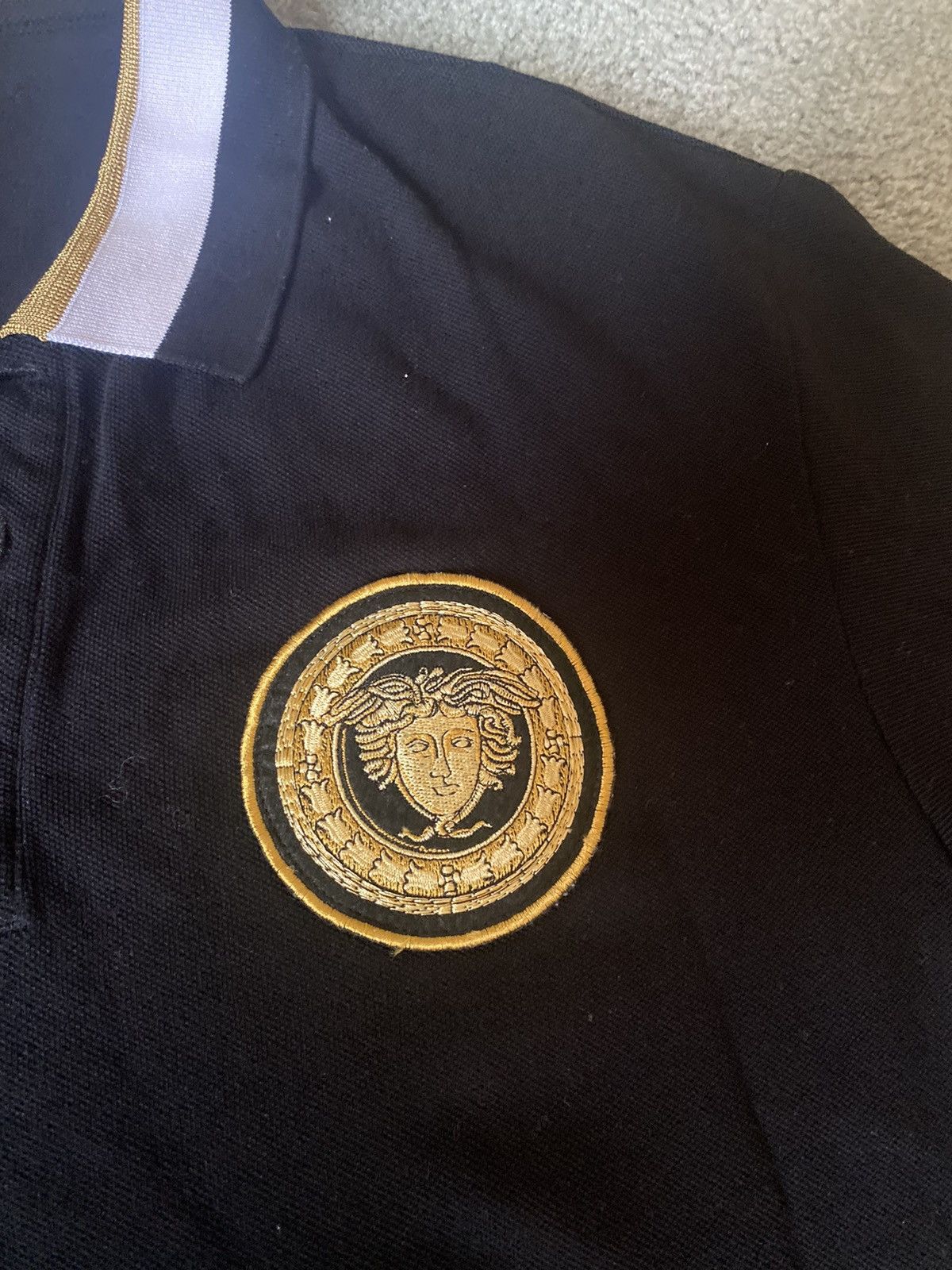 Versace Medusa Detail Polo Shirt Size US XXL / EU 58 / 5 - 2 Thumbnail