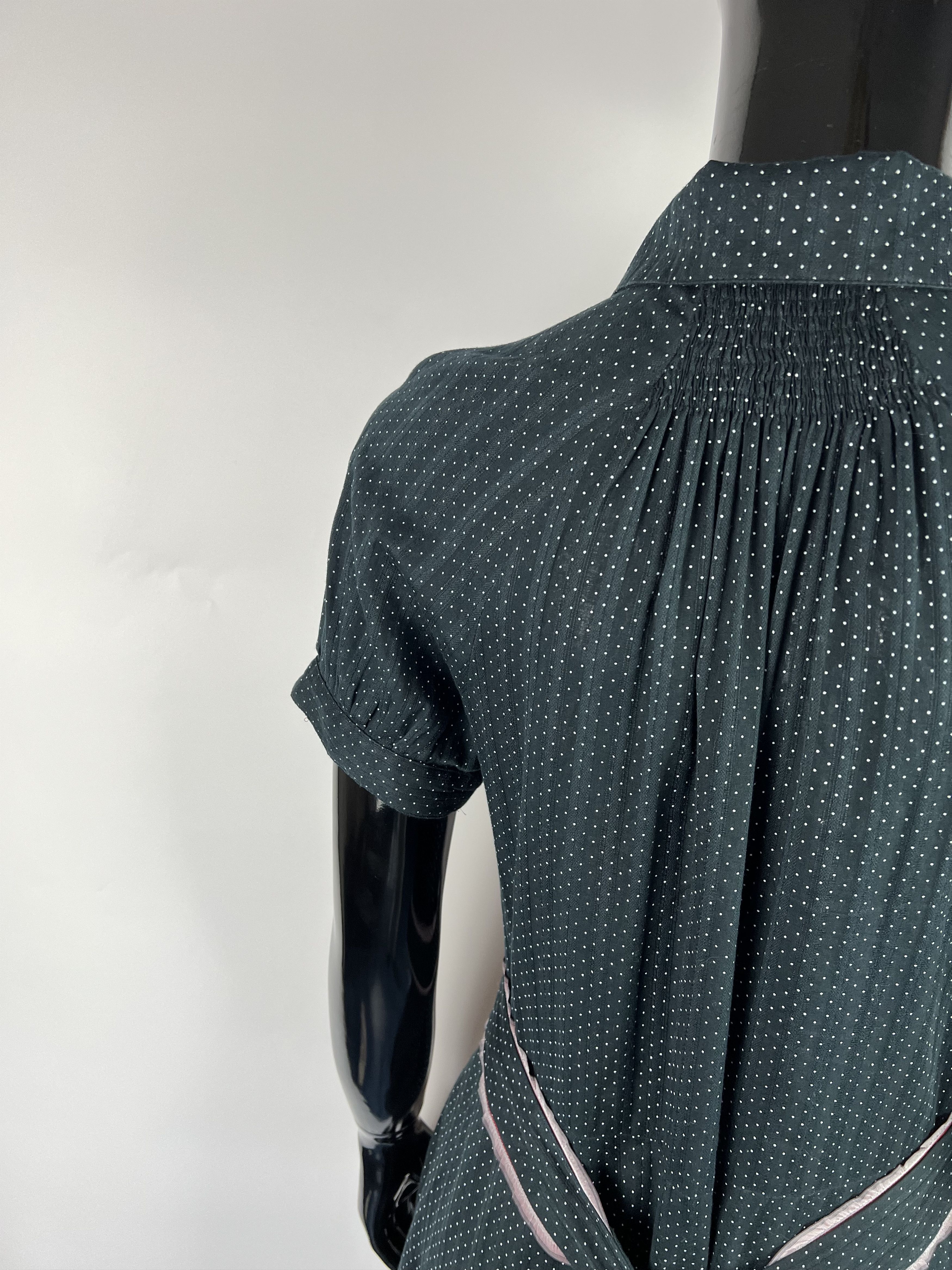 Baum und Pferdgarten Baum Und Pferdgarten Black Polka Dot Sheer Belt Dress 36 Size S / US 4 / IT 40 - 5 Thumbnail