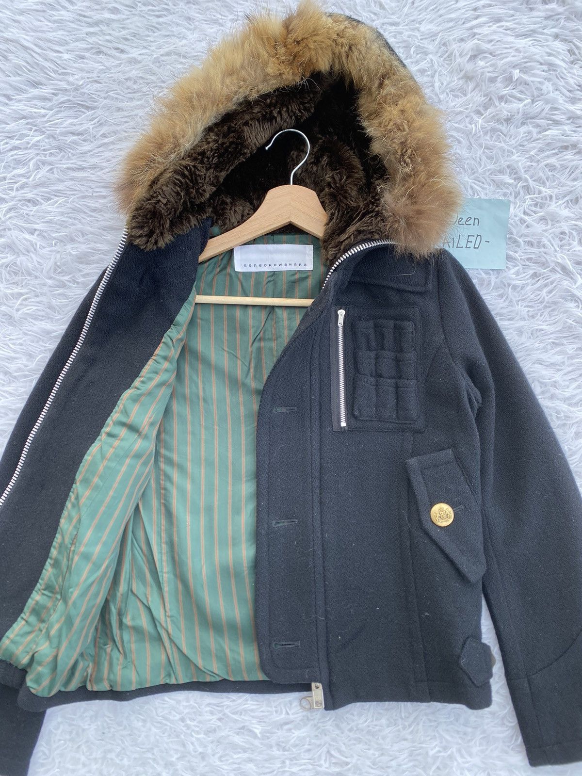 Issey Miyake Rare Sunao Kuwahara Issey Miyake Wool Jacket Size US S / EU 44-46 / 1 - 9 Thumbnail