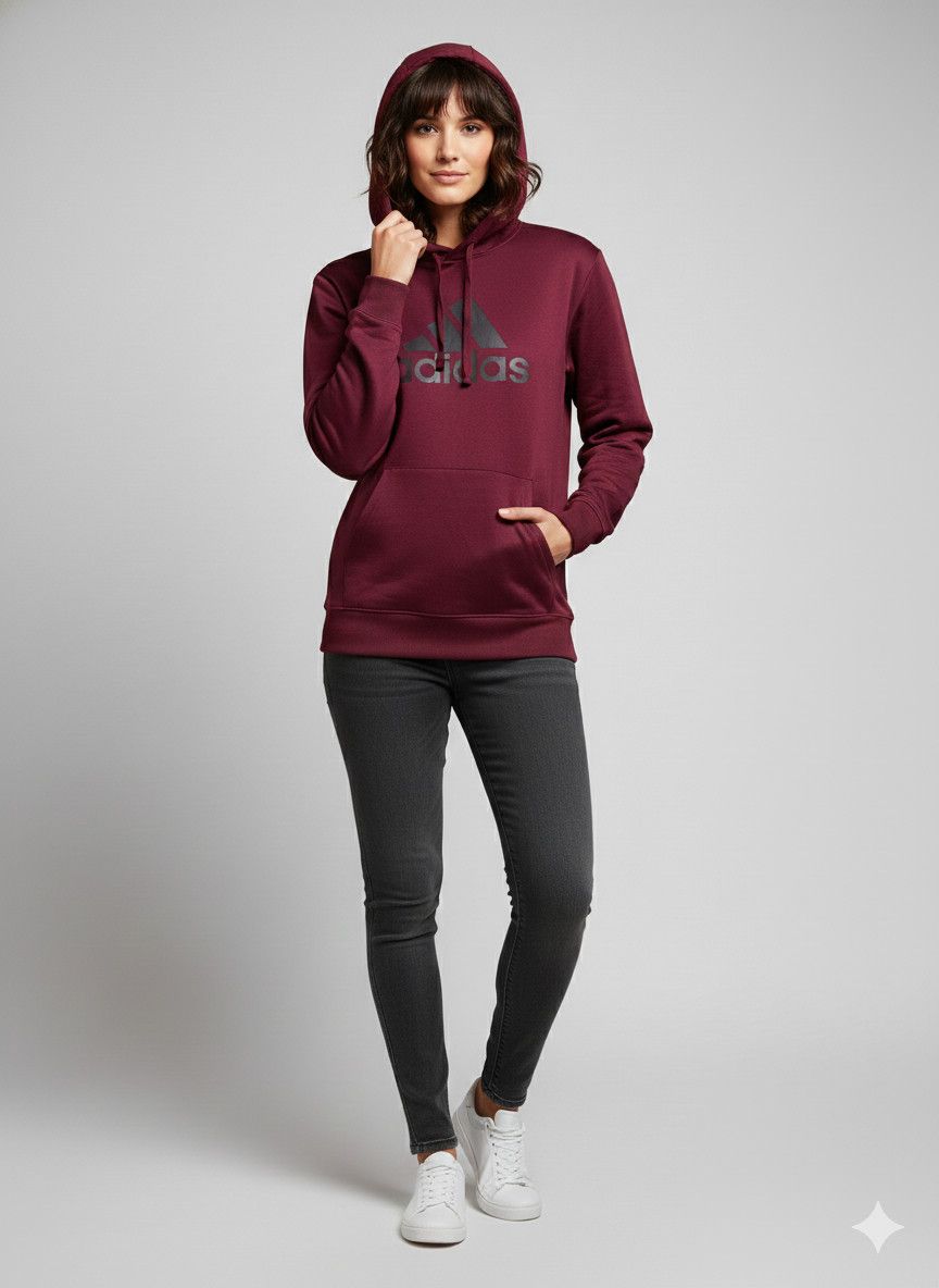 Adidas Adidas Climawarm Maroon Hoodies Size US XL / EU 56 / 4 - 2 Thumbnail