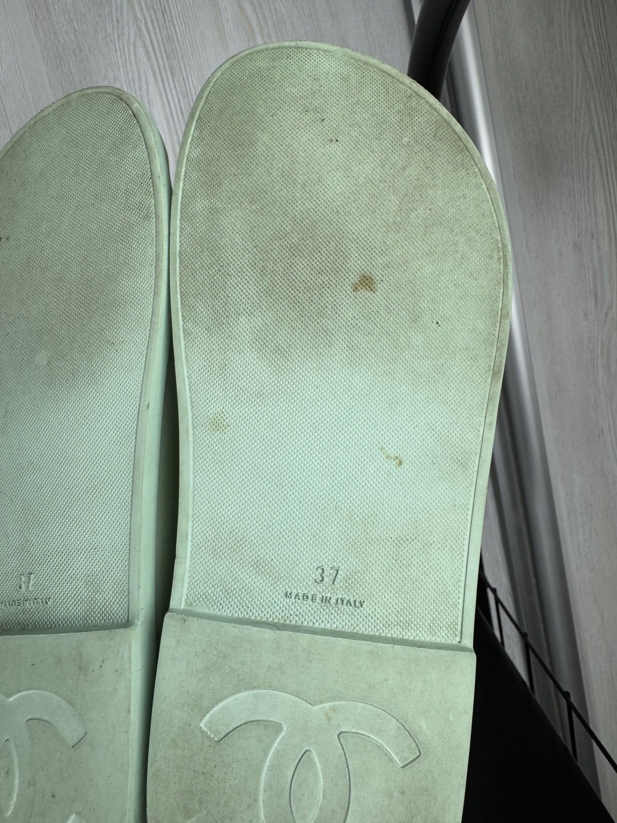 Chanel Chanel "Dad" Sandals Green Premium Size US 7 / IT 37 - 16 Thumbnail