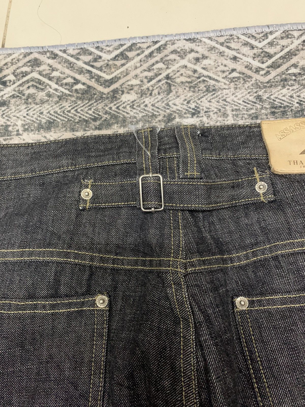 Other 🔥BAGGY🔥OG ASSASSYN JEANZ BAGGY EMBROIDERED PANT RARE DESIGN Size US 36 / EU 52 - 21 Thumbnail