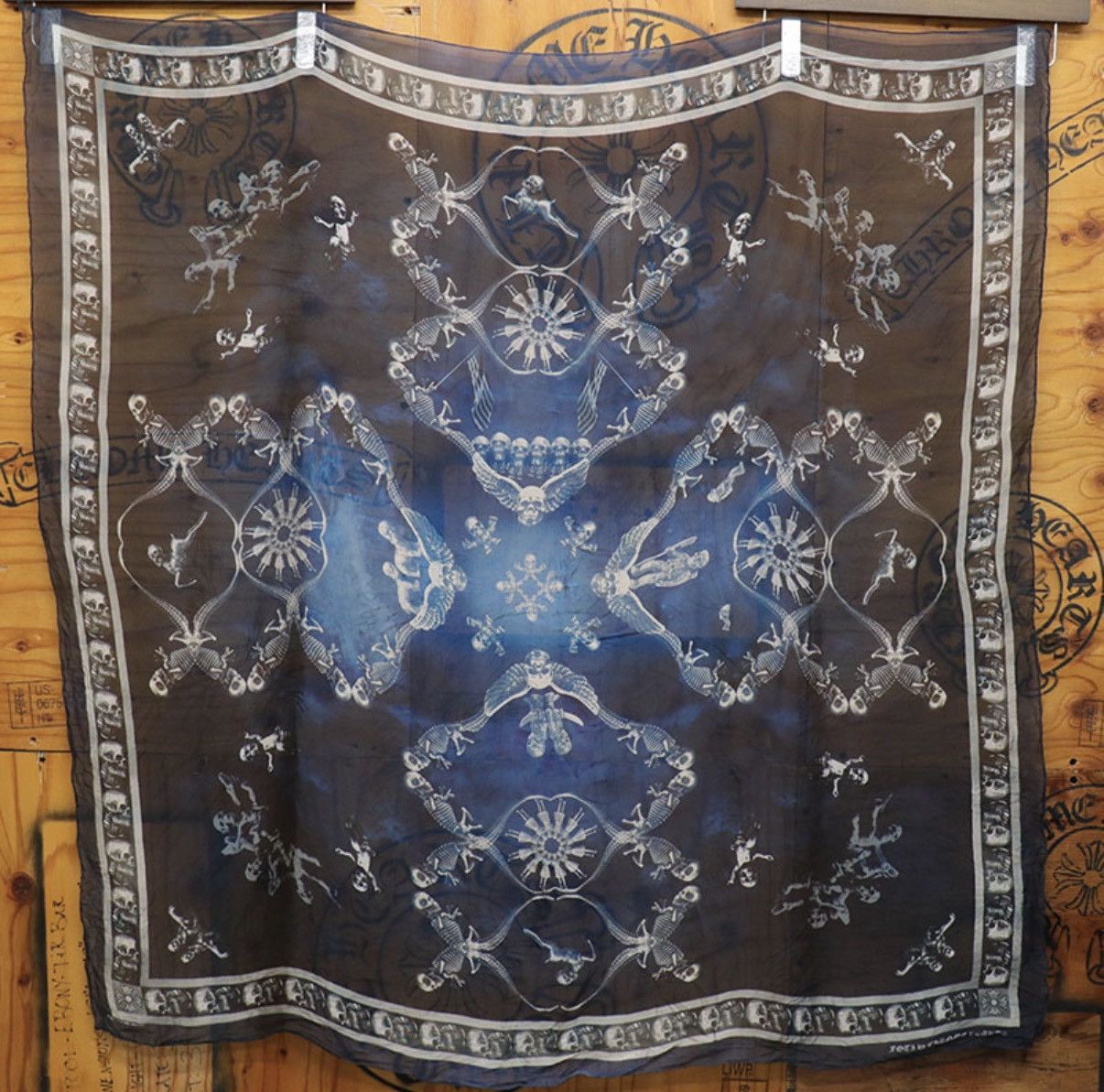 Chrome Hearts Chrome Hearts Foti Silk Scarf Size ONE SIZE - 1 Thumbnail
