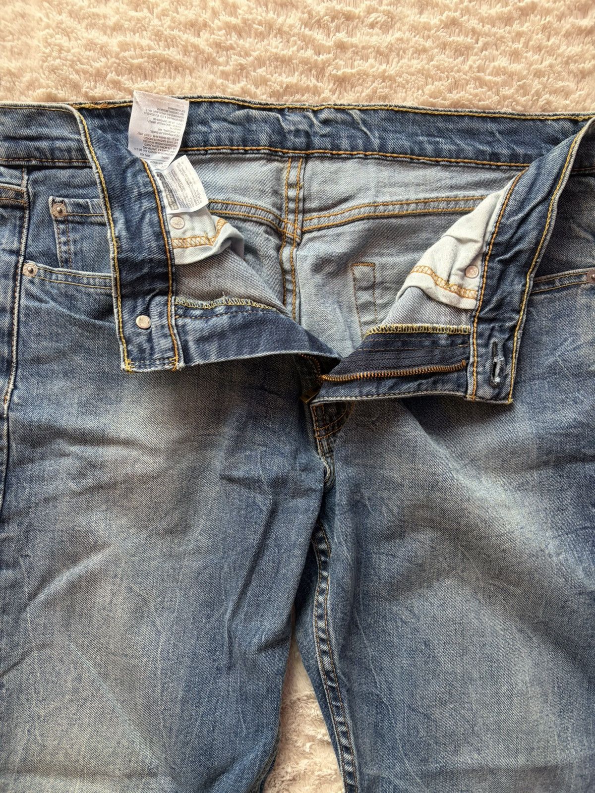 Levi's Levi's blue denim slim jeans Size US 34 / EU 50 - 3 Thumbnail