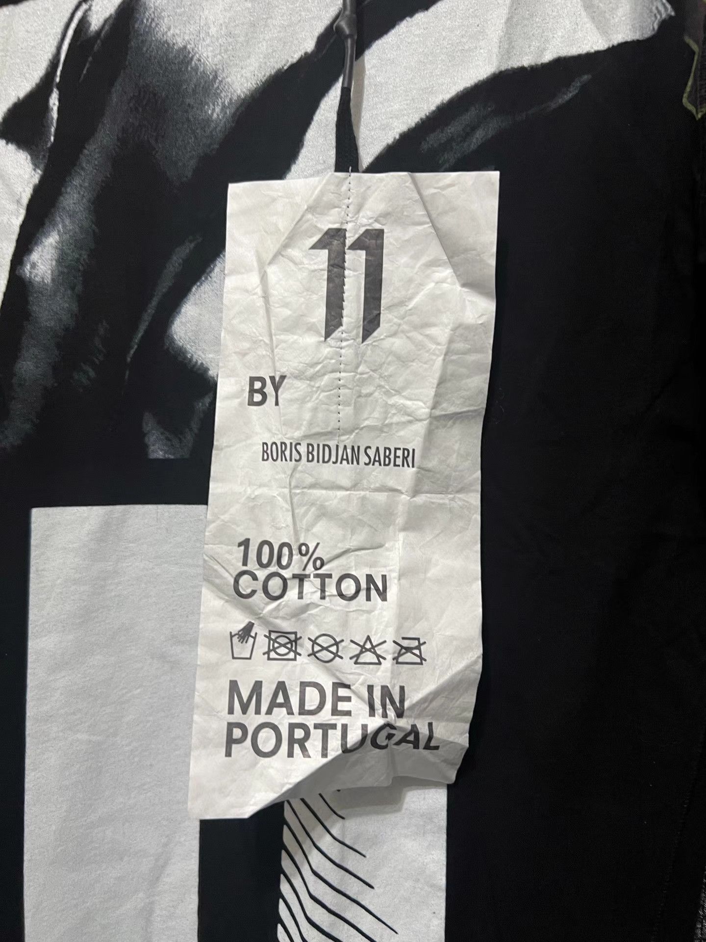 Boris Bidjan Saberi print short-sleeve t-shirt