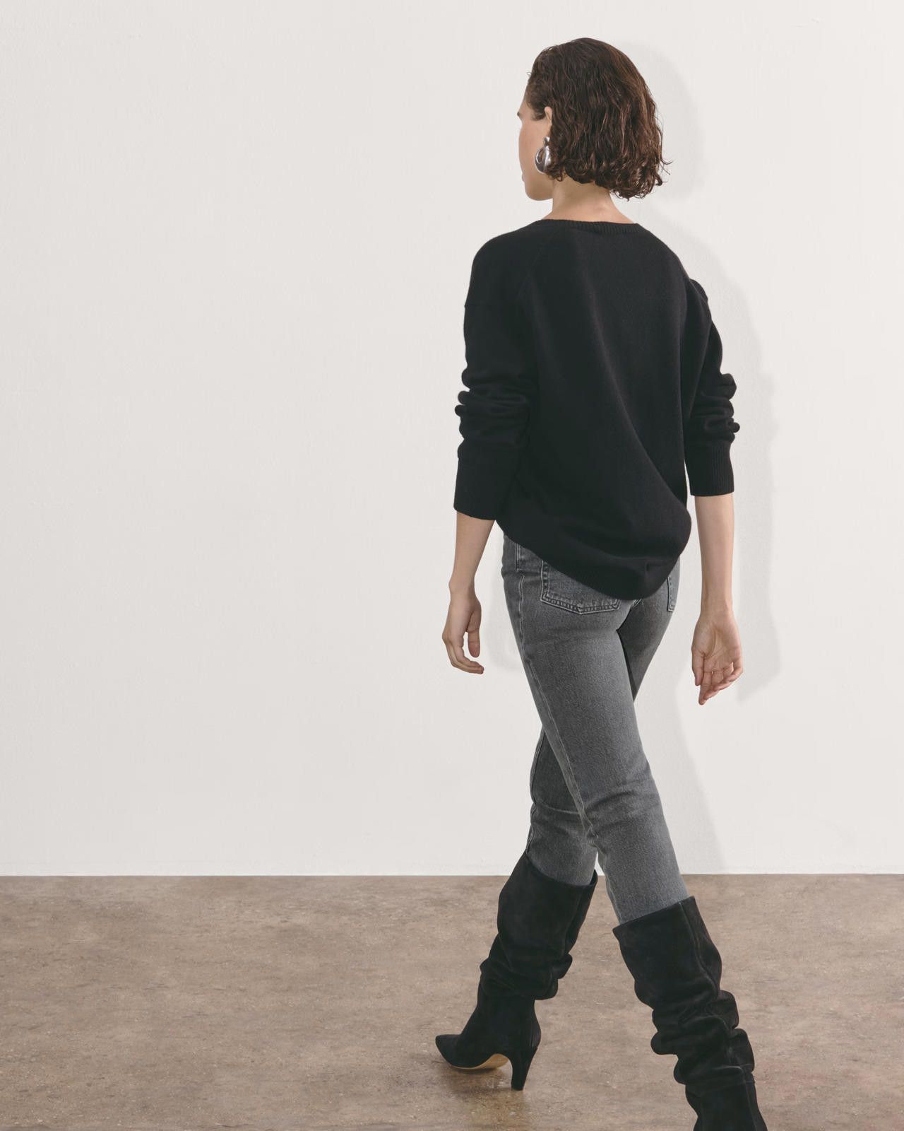 Everlane Everlane Denim - The Cheeky Bootcut Jean - Gray - 27 Crop Size 27" / US 4 / IT 40 - 2 Thumbnail