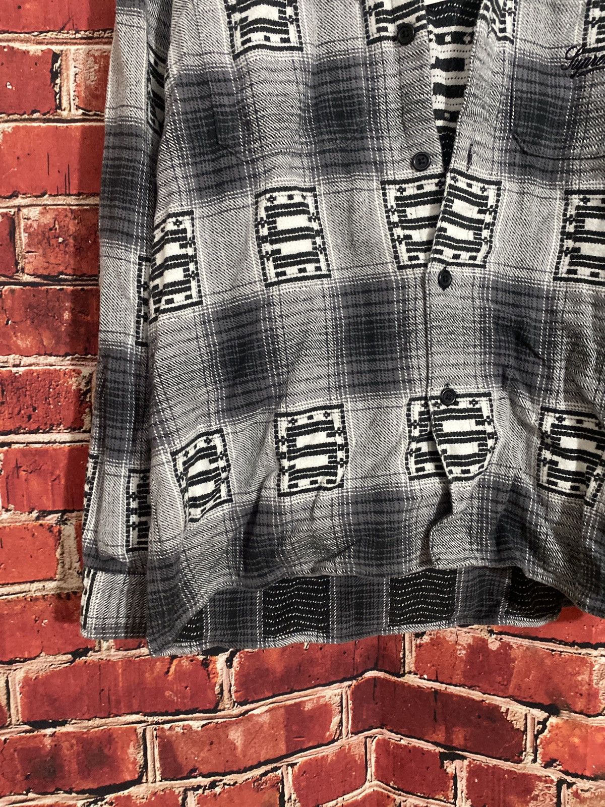 Supreme Supreme Hooded Shadow Plaid Shirt Size US S / EU 44-46 / 1 - 2 Thumbnail