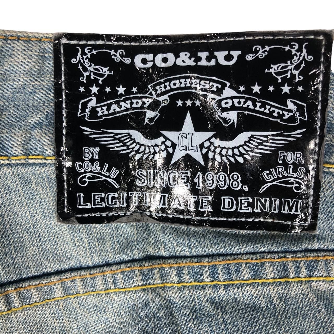 CO Vintage Co & Lu Original Denim Distressed Jeans Size 27" / US 4 / IT 40 - 11 Thumbnail
