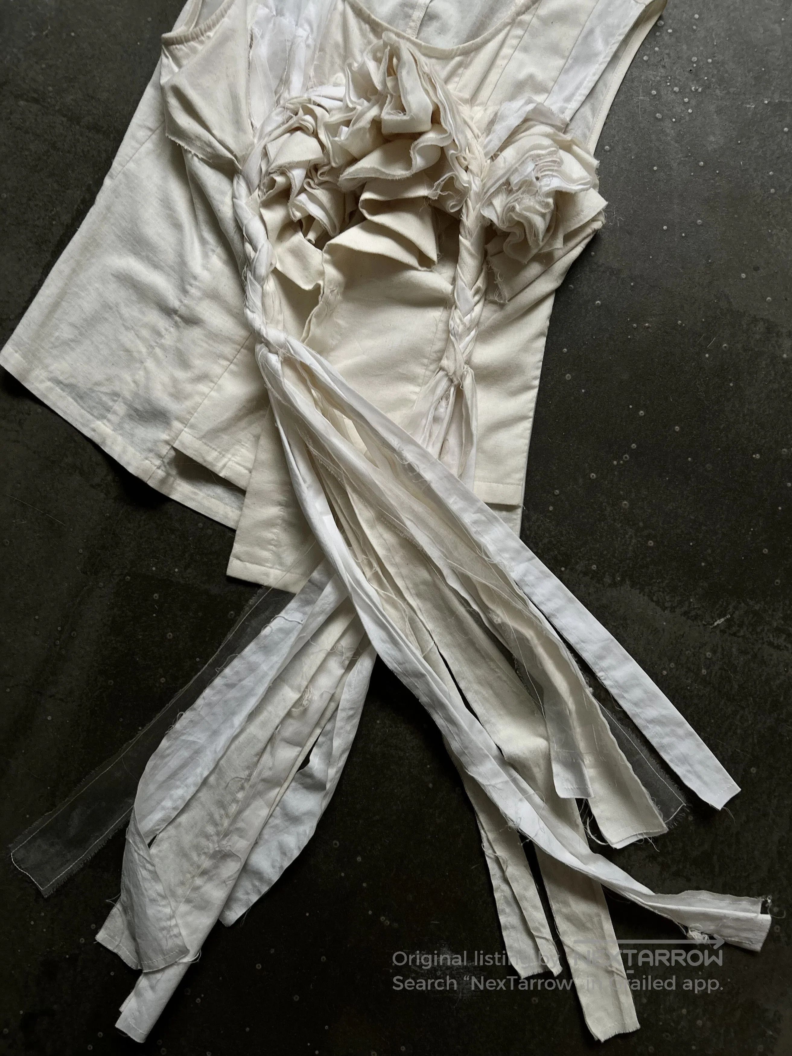 Comme des Garcons comme des garçons floral frill vest. Size S / US 4 / IT 40 - 4 Thumbnail