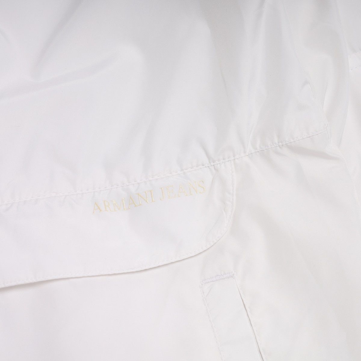 Emporio Armani Armani Jeans Polyester White Anorak Jacket Size M / US 6-8 / IT 42-44 - 7 Thumbnail