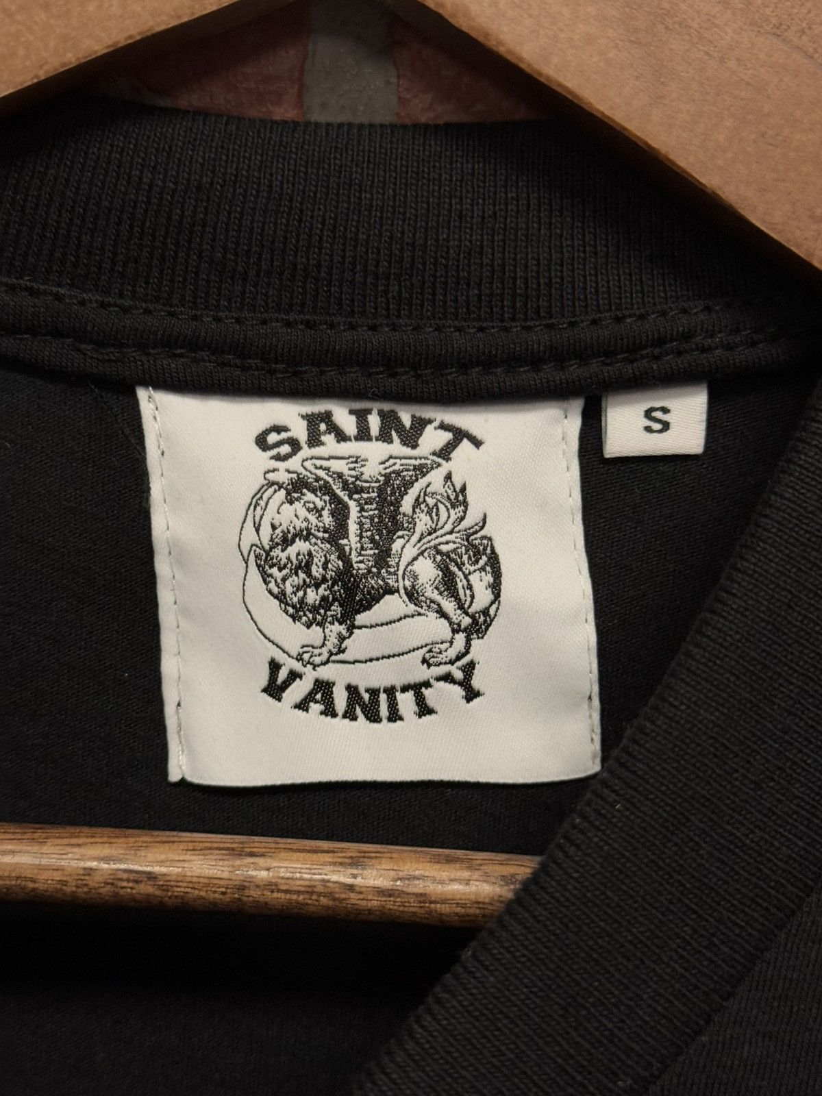 Saint Vanity Saint Vanity Monochromatic Tee Shirt Black Size Small (NEW) Size US S / EU 44-46 / 1 - 7 Thumbnail