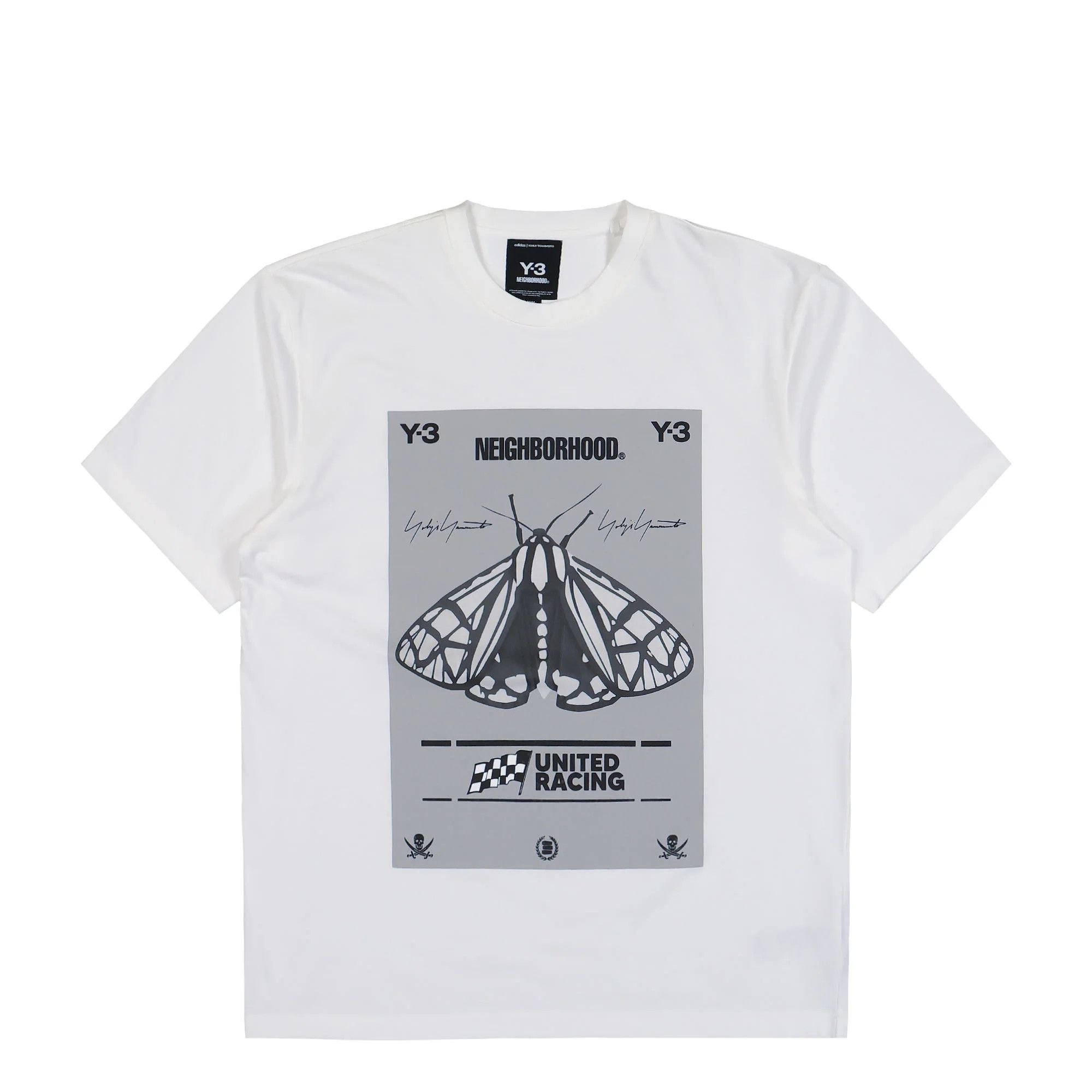 Adidas × Y-3 o1mle0526 Graphic Short Sleeve T-Shirt in White Size US M / EU 48-50 / 2 - 1 Thumbnail