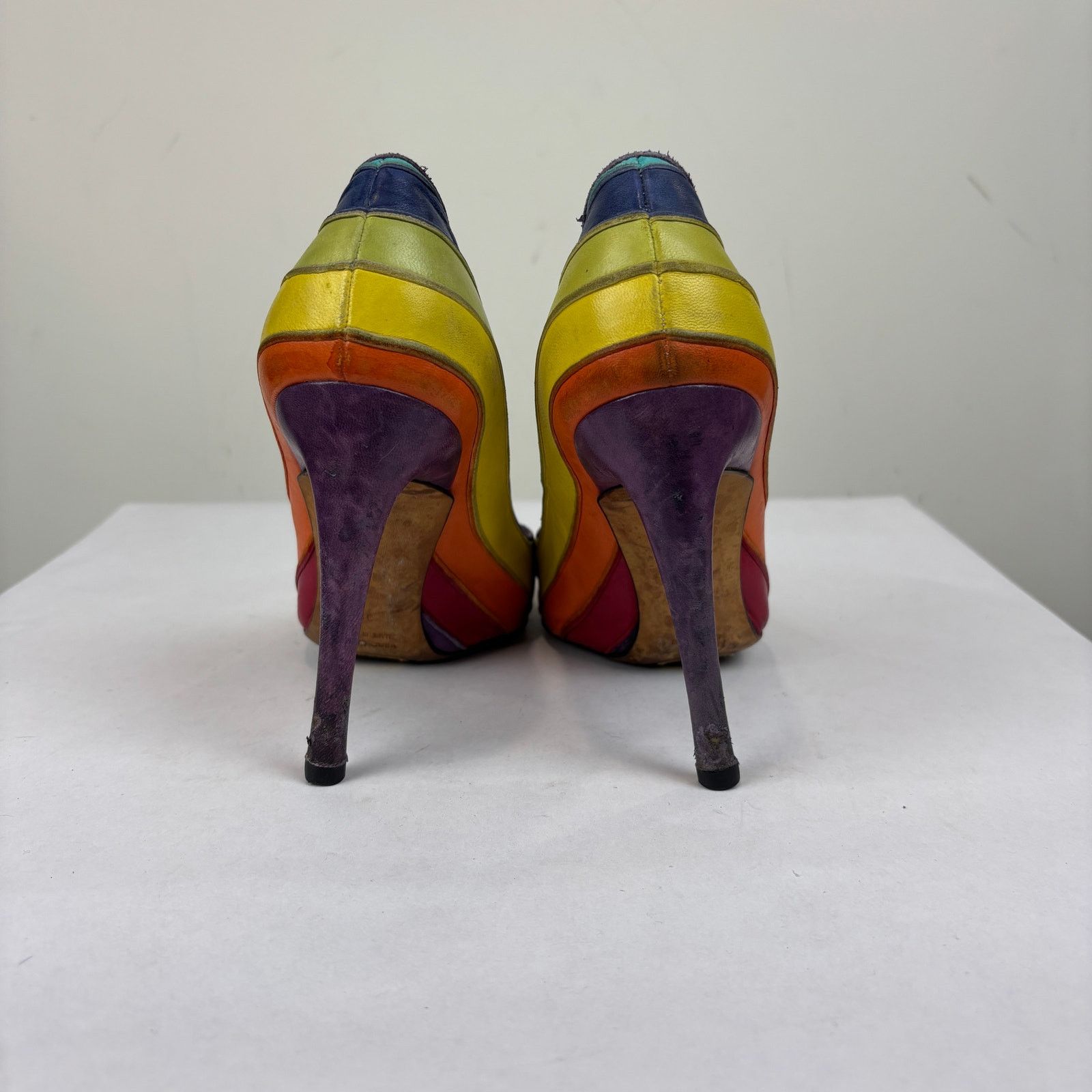 Dolce & Gabbana Dolce & Gabbana Rainbow Pumps High Heels Pointed 39 US 9 Size US 9 / IT 39 - 4 Thumbnail